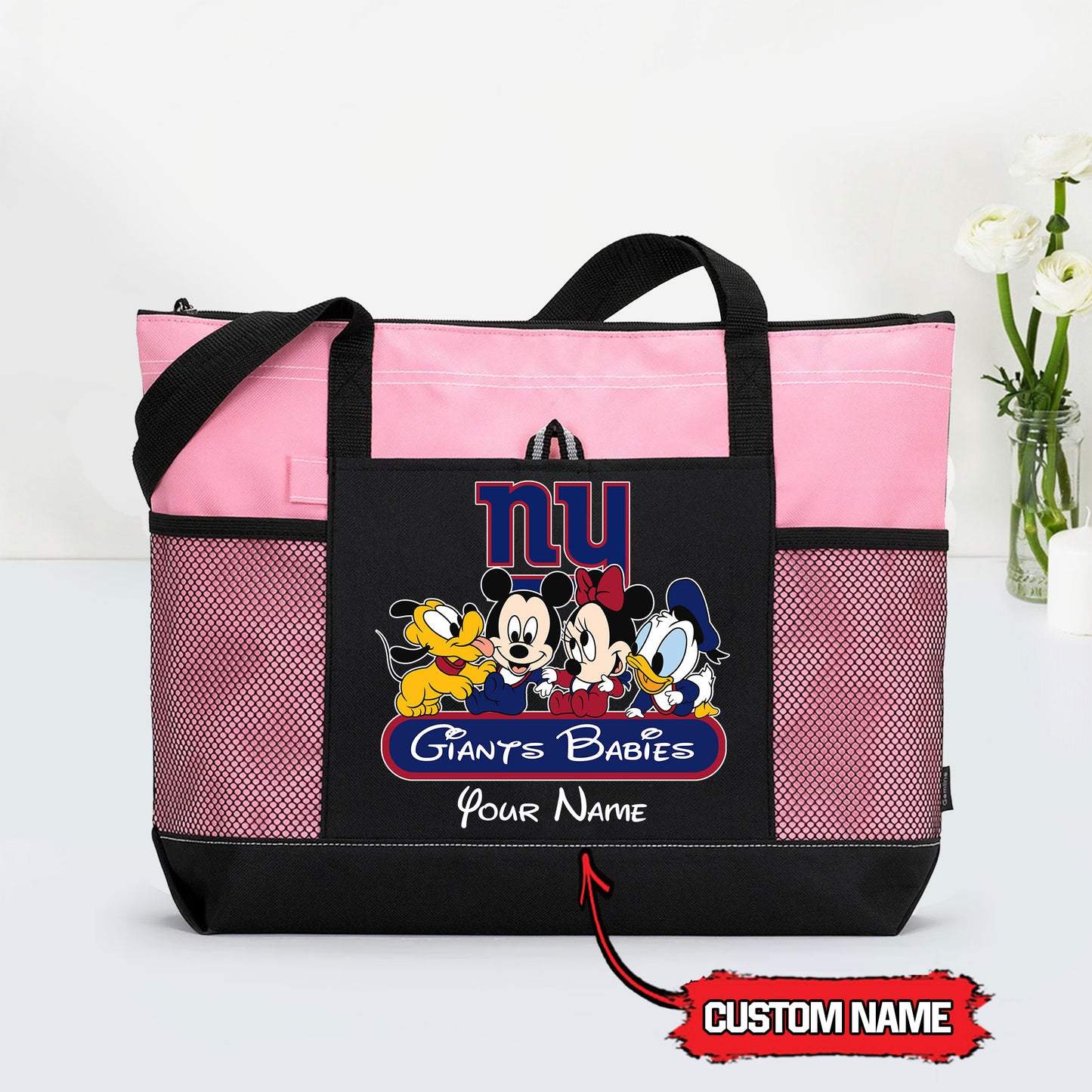 New York Giants Personalized Babies Tote Bag AZBTBTB000002