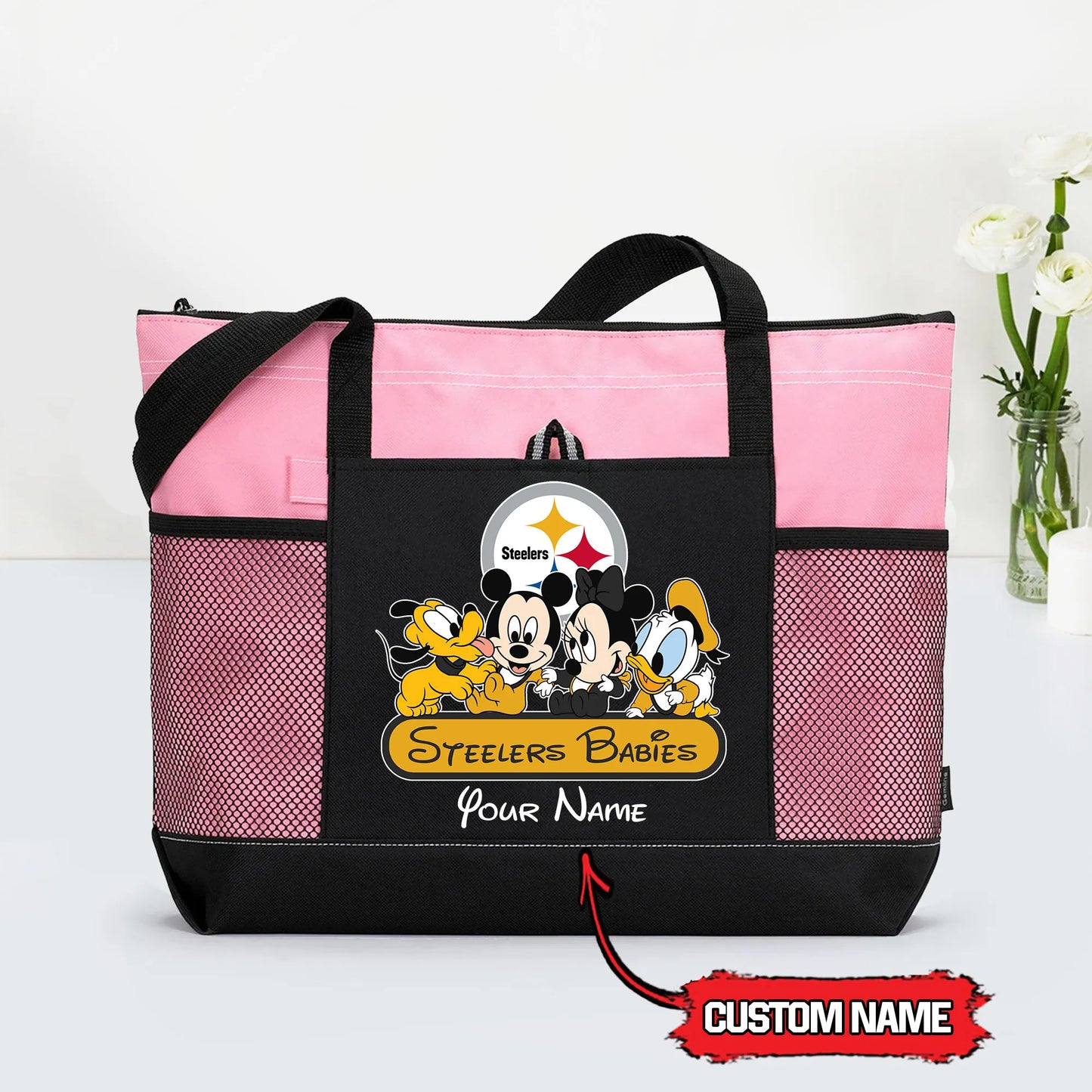 Pittsburgh Steelers Personalized Babies Tote Bag AZBTBTB000006
