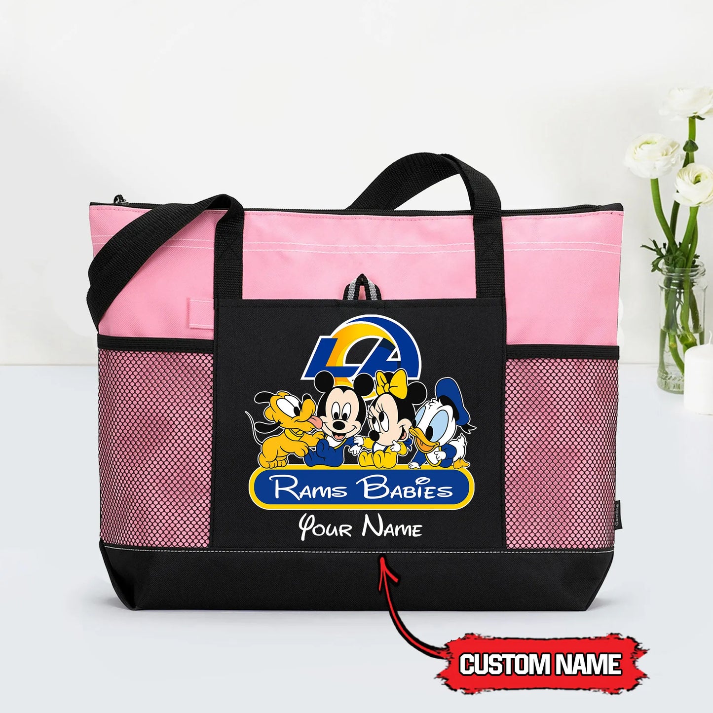 Los Angeles Rams Personalized Babies Tote Bag AZBTBTB000007
