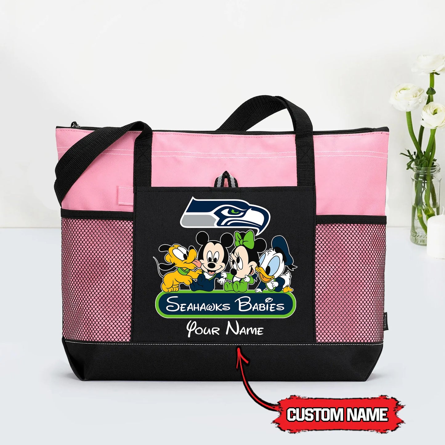 Seattle Seahawks Personalized Babies Tote Bag AZBTBTB000010