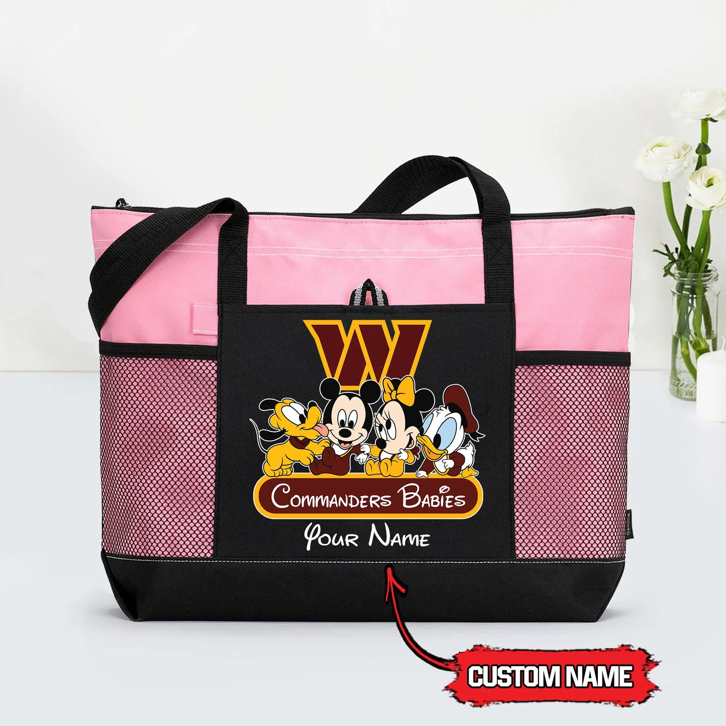 Washington Commanders Personalized Babies Tote Bag AZBTBTB000016