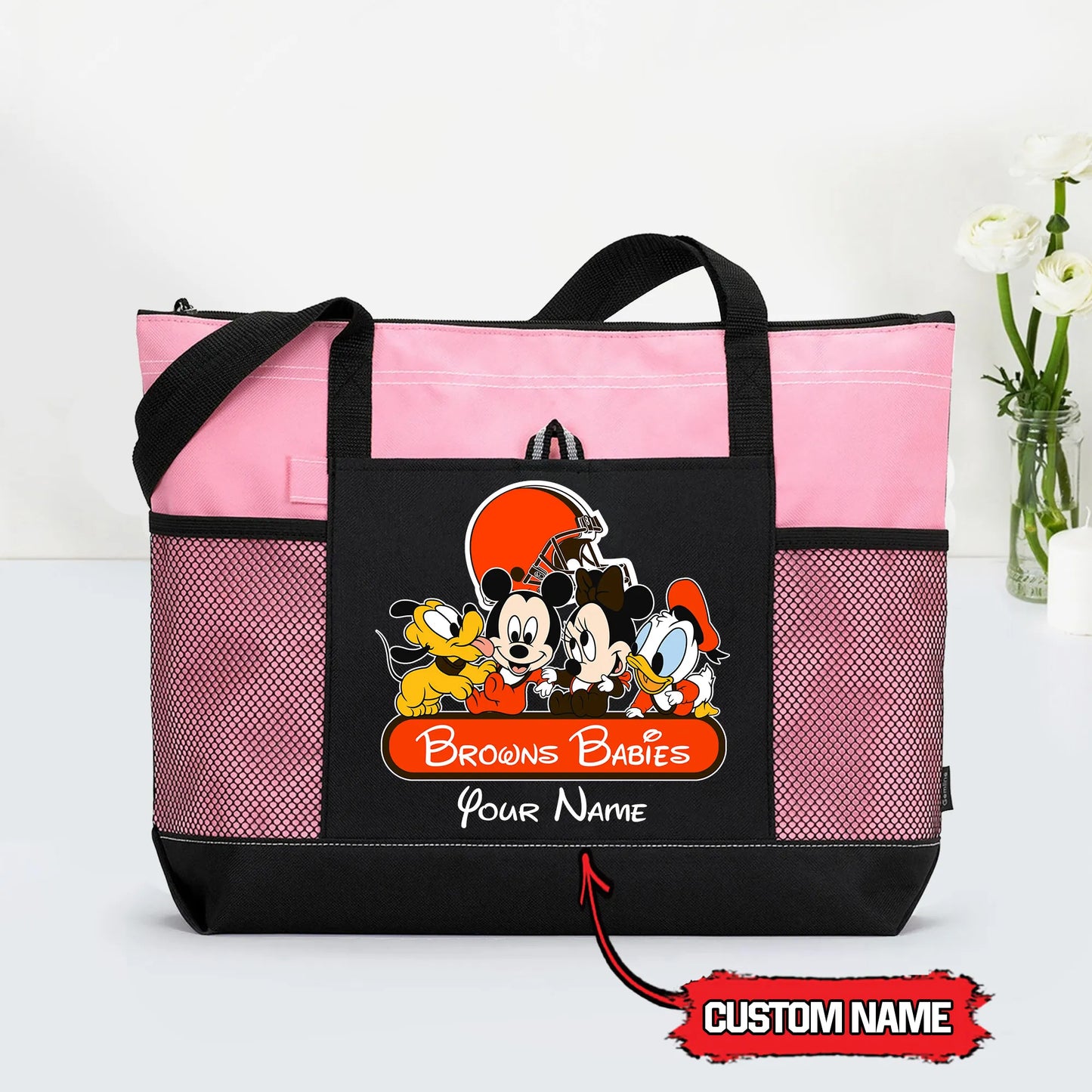 Cleveland Browns Personalized Babies Tote Bag AZBTBTB000020
