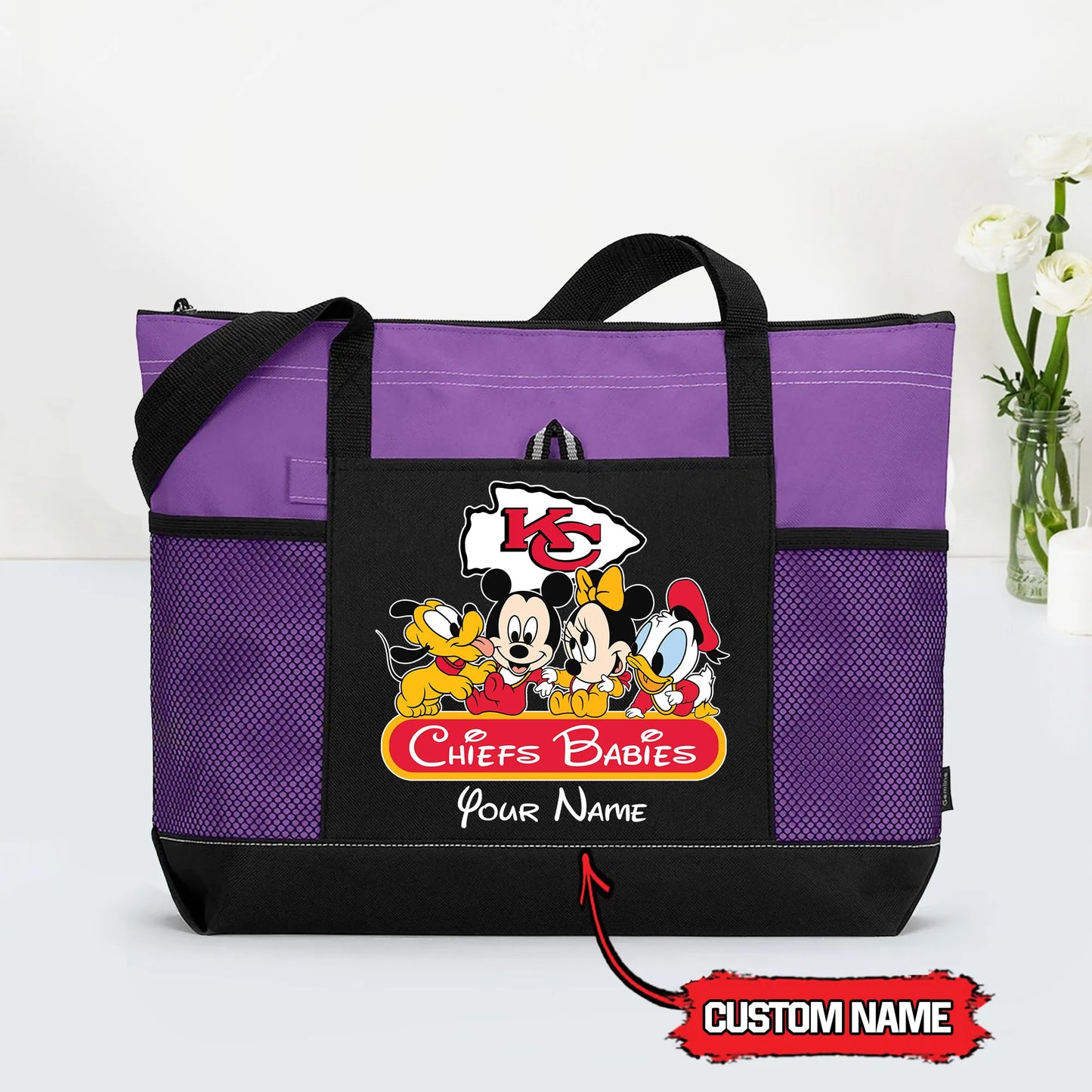 Kansas City Chiefs Personalized Babies Tote Bag AZBTBTB000032