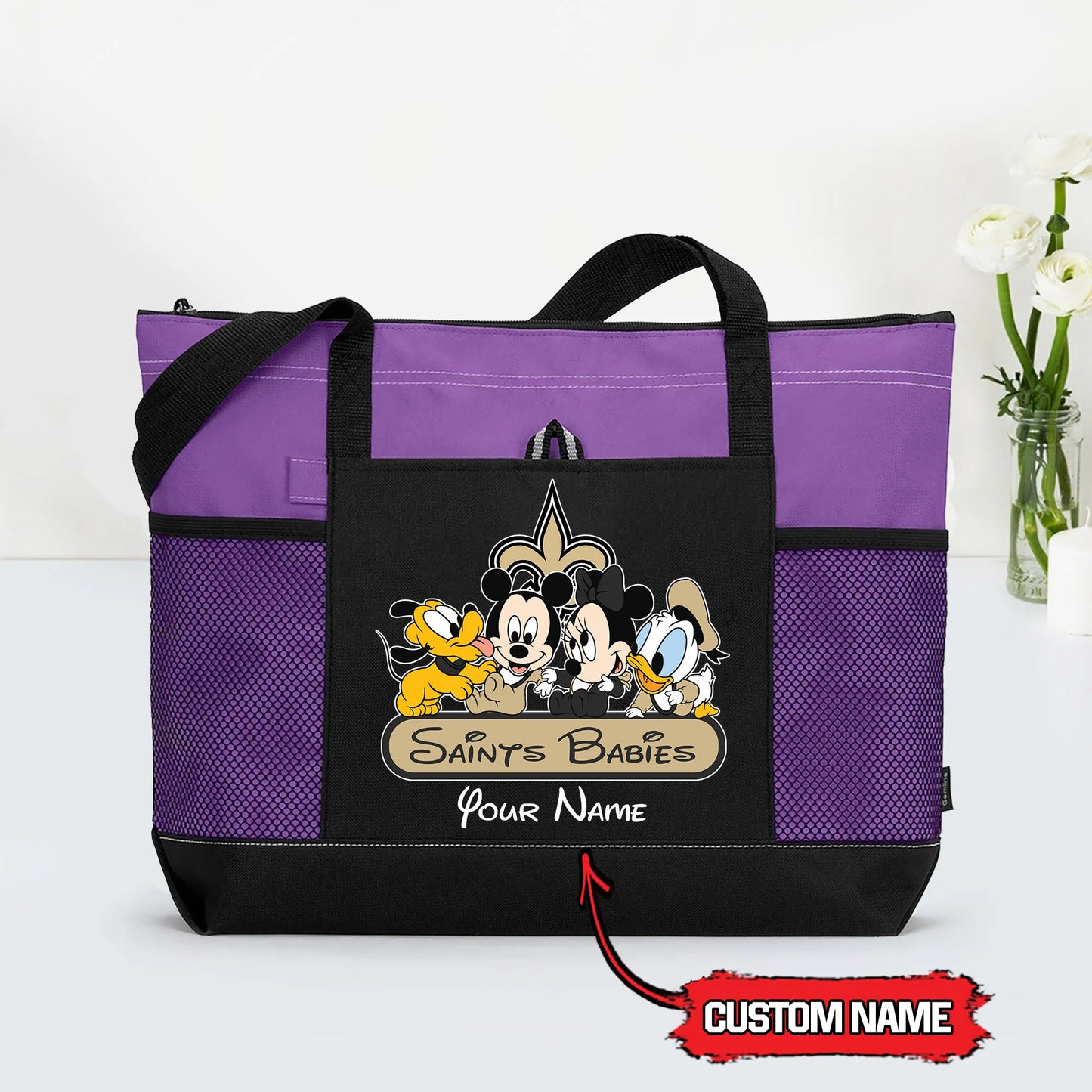 New Orleans Saints Personalized Babies Tote Bag AZBTBTB000001