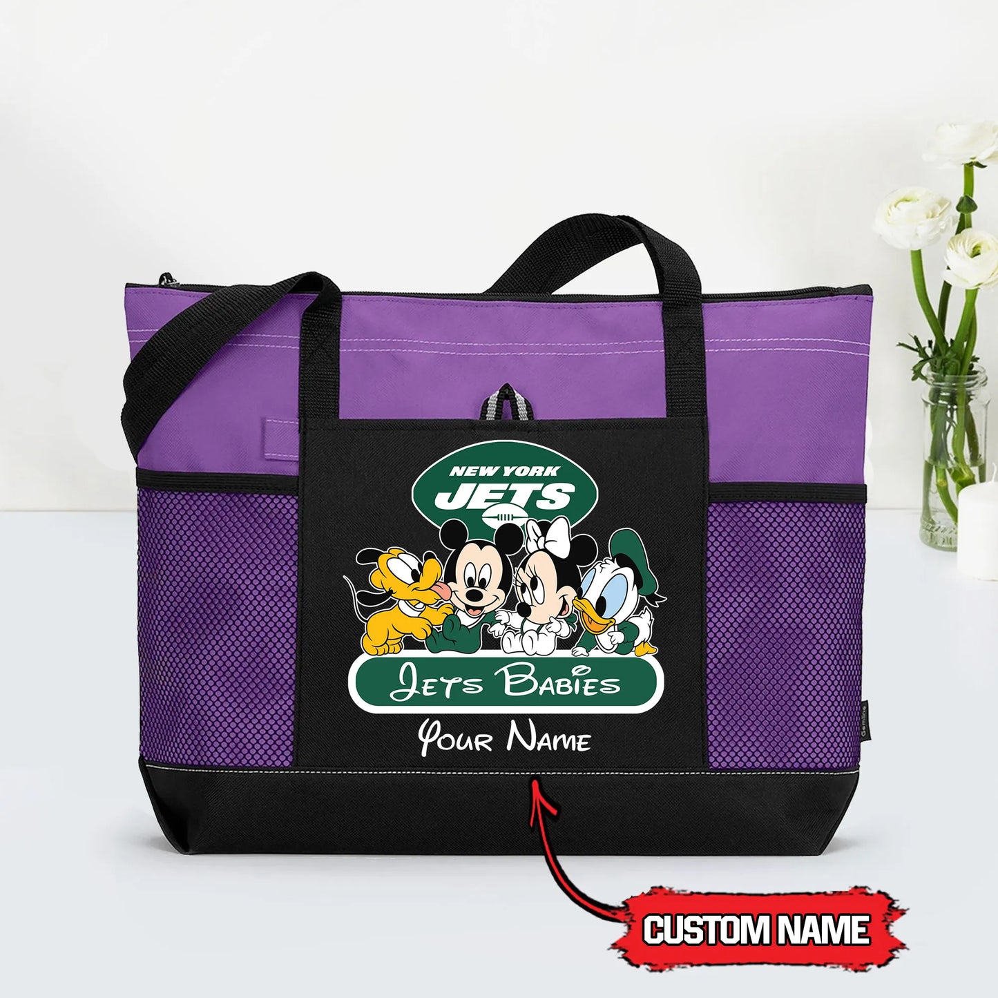 New York Jets Personalized Babies Tote Bag AZBTBTB000003