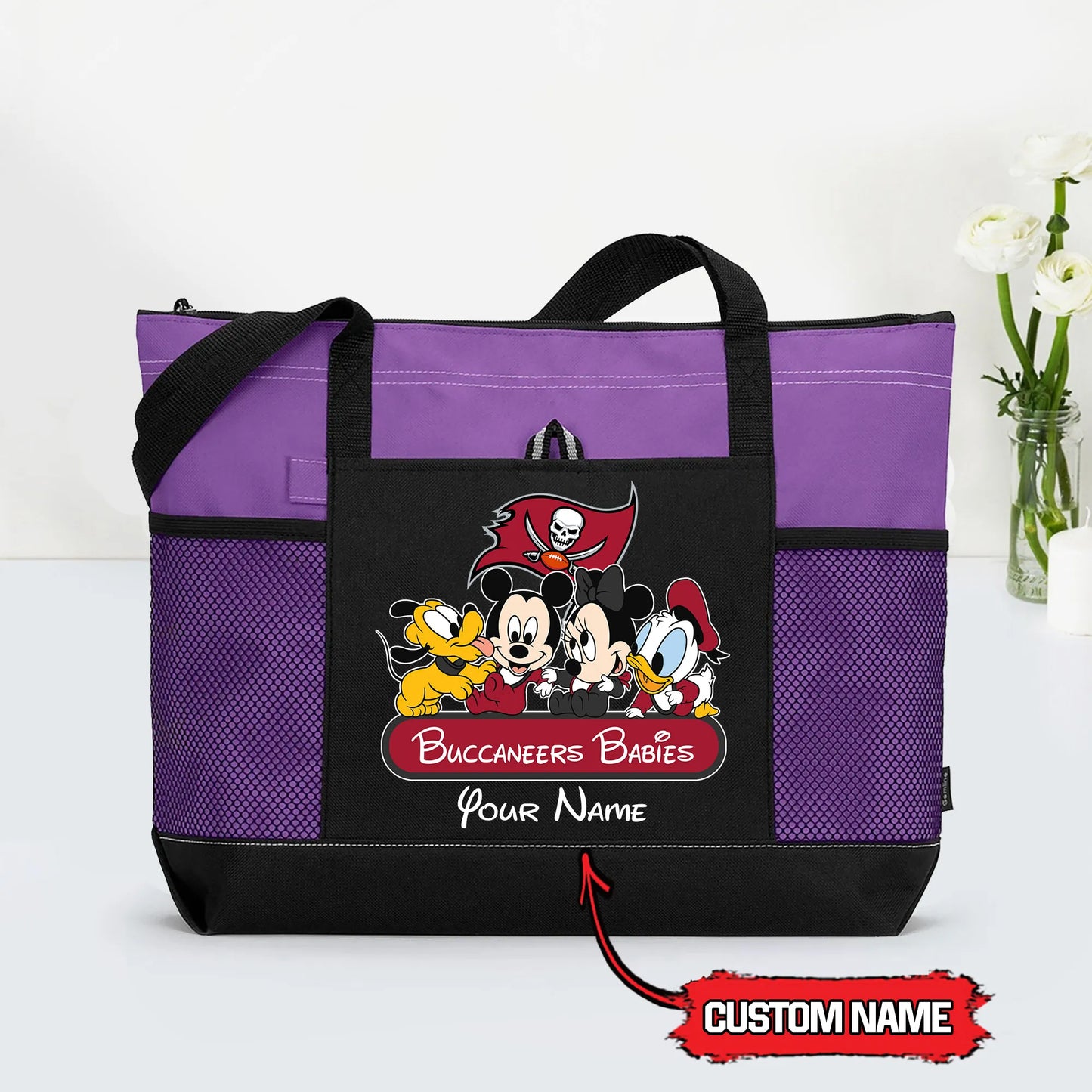 Tampa Bay Buccaneers Personalized Babies Tote Bag AZBTBTB000014