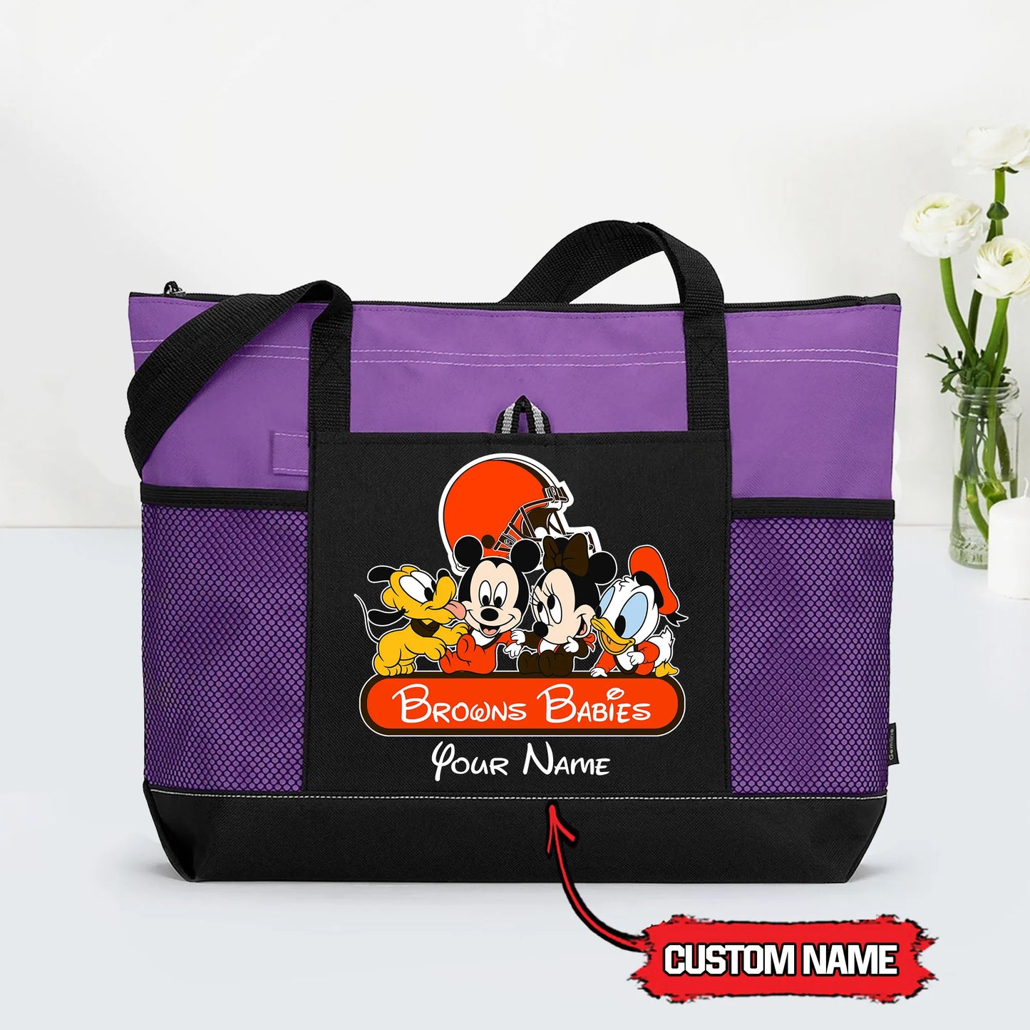 Cleveland Browns Personalized Babies Tote Bag AZBTBTB000020