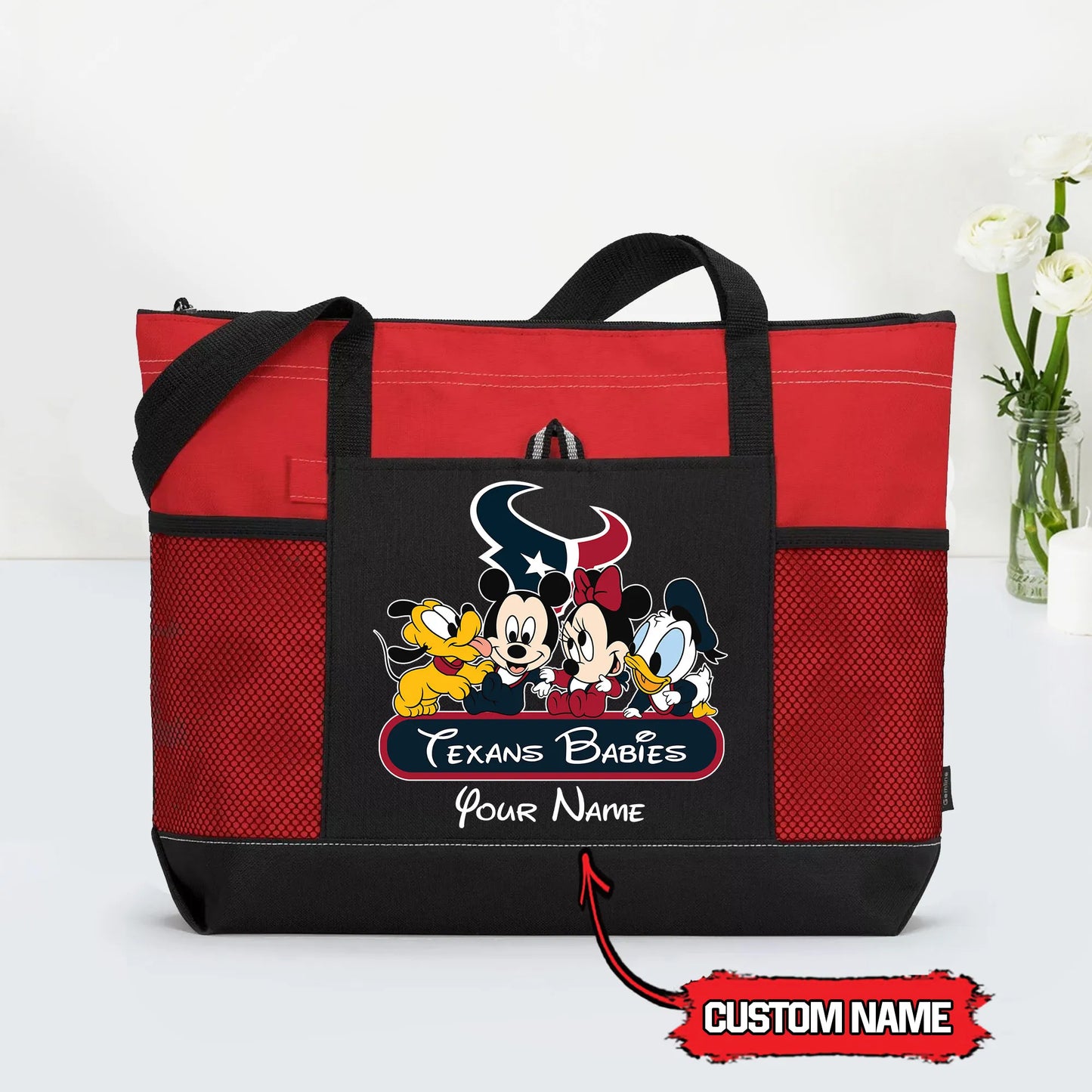 Houston Texans Personalized Babies Tote Bag AZBTBTB000029