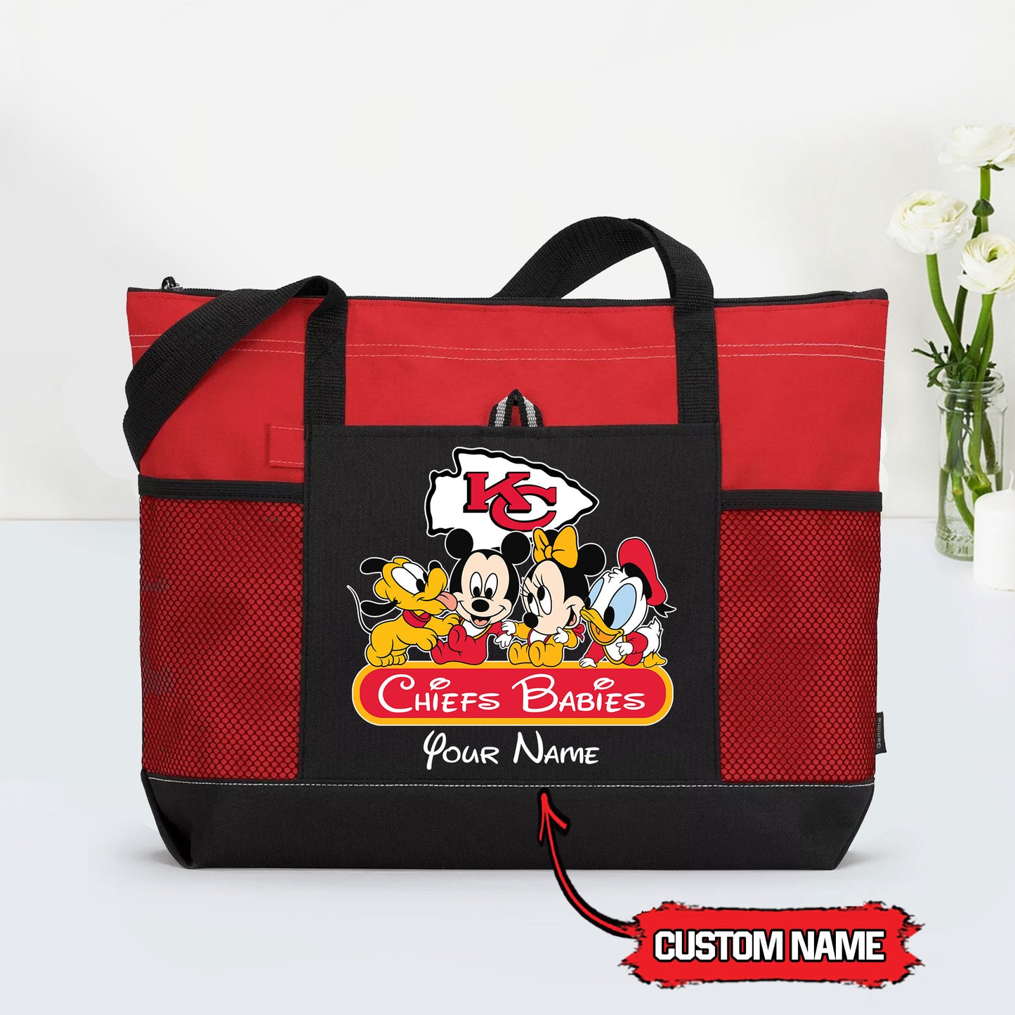 Kansas City Chiefs Personalized Babies Tote Bag AZBTBTB000032
