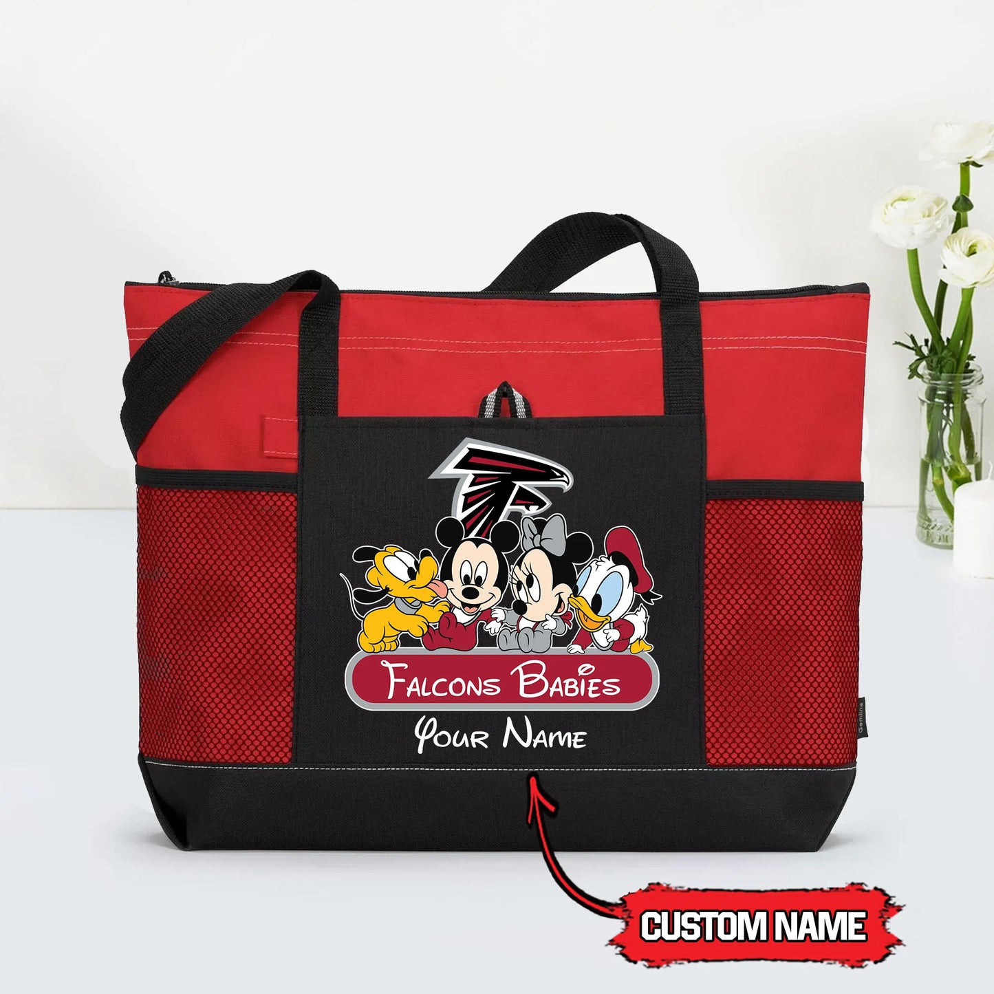 Atlanta Falcons Personalized Babies Tote Bag AZBTBTB000022
