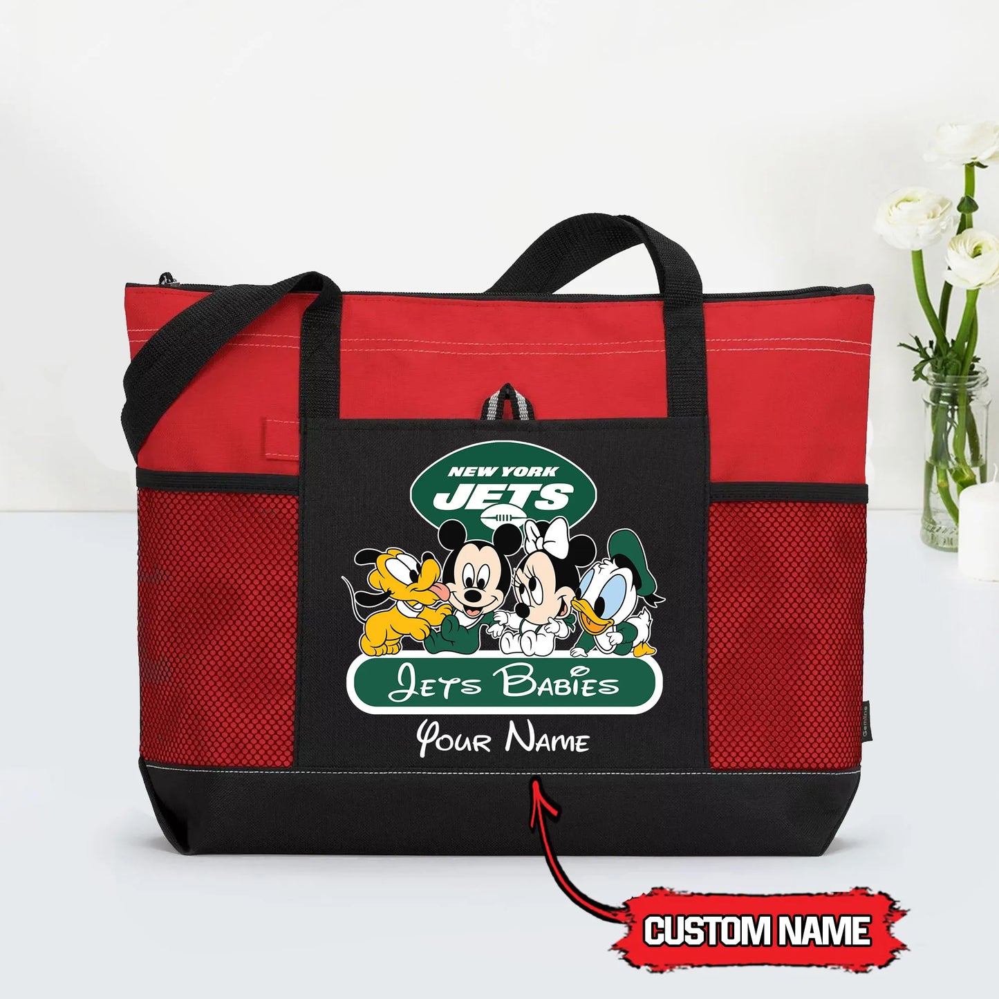 New York Jets Personalized Babies Tote Bag AZBTBTB000003
