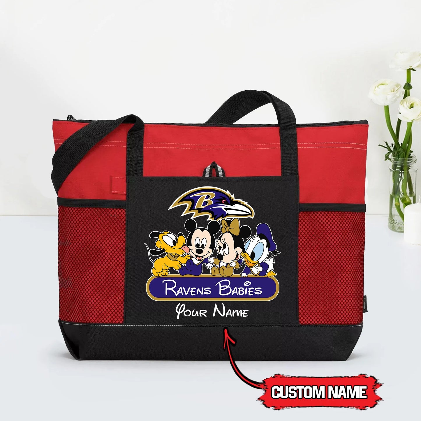 Baltimore Ravens Personalized Babies Tote Bag AZBTBTB000023