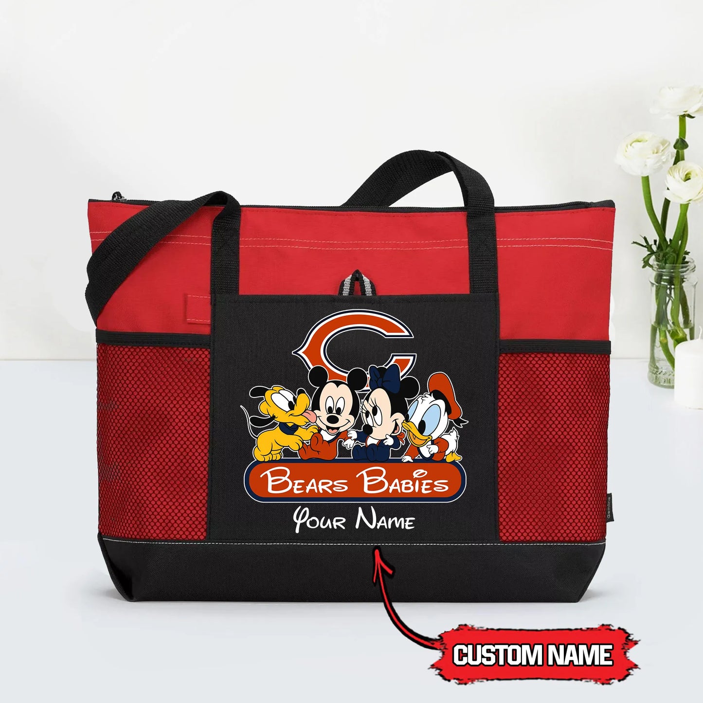 Chicago Bears Personalized Babies Tote Bag AZBTBTB000018