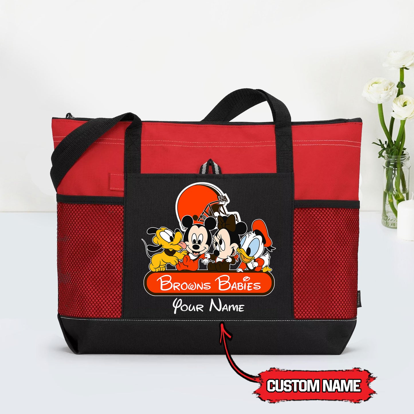 Cleveland Browns Personalized Babies Tote Bag AZBTBTB000020
