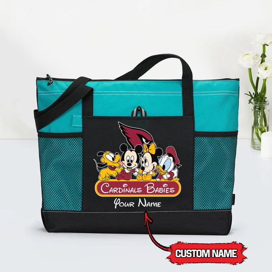 Arizona Cardinals Personalized Babies Tote Bag AZBTBTB000021