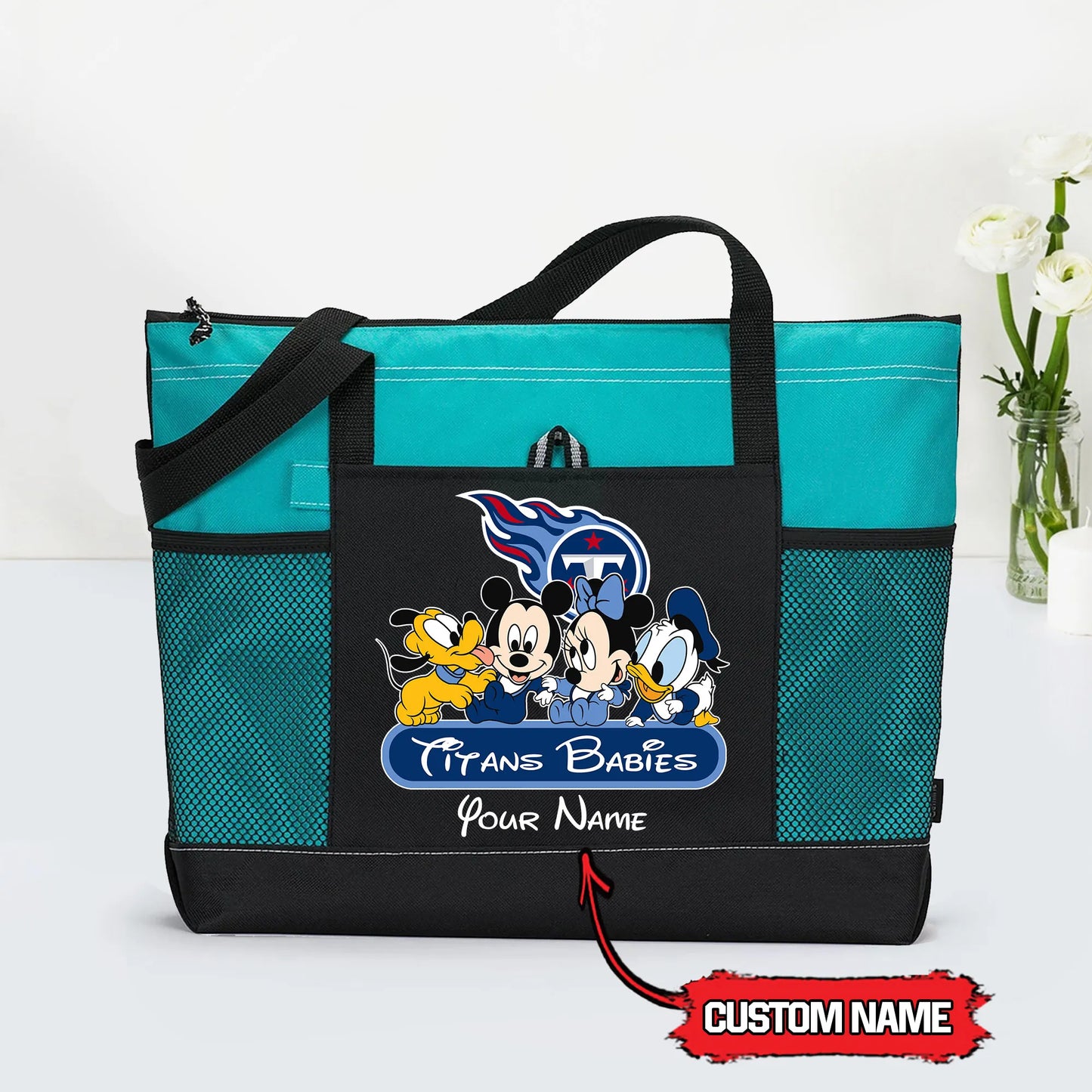 Tennessee Titans Personalized Babies Tote Bag AZBTBTB000015