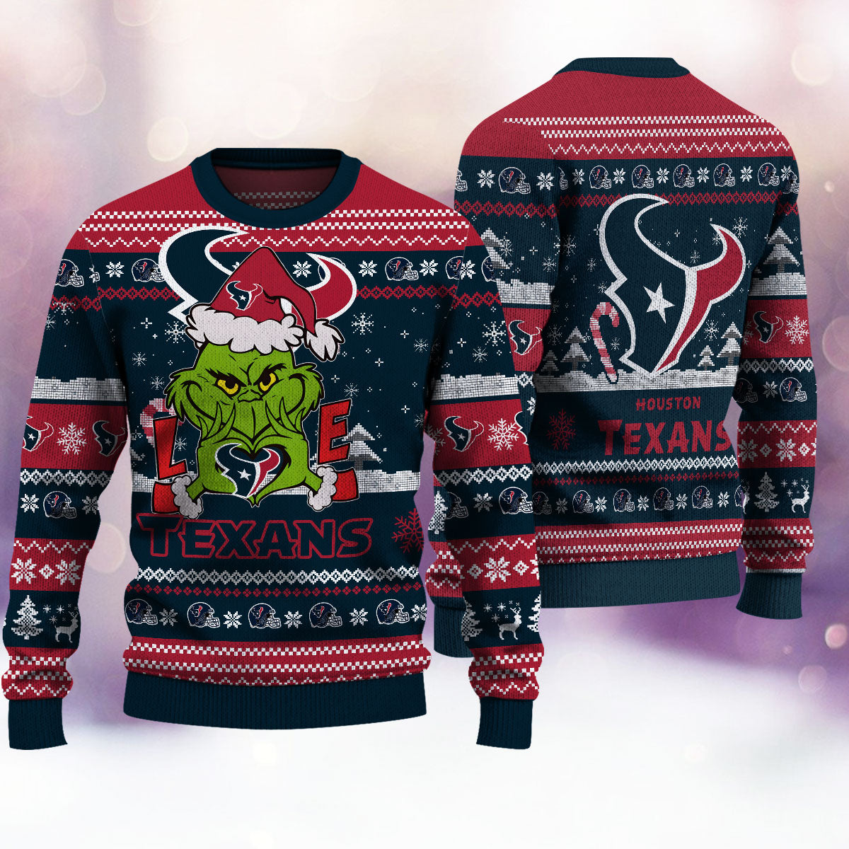 Houston Texans Premium Ugly Christmas Sweater AZBTUSW000286
