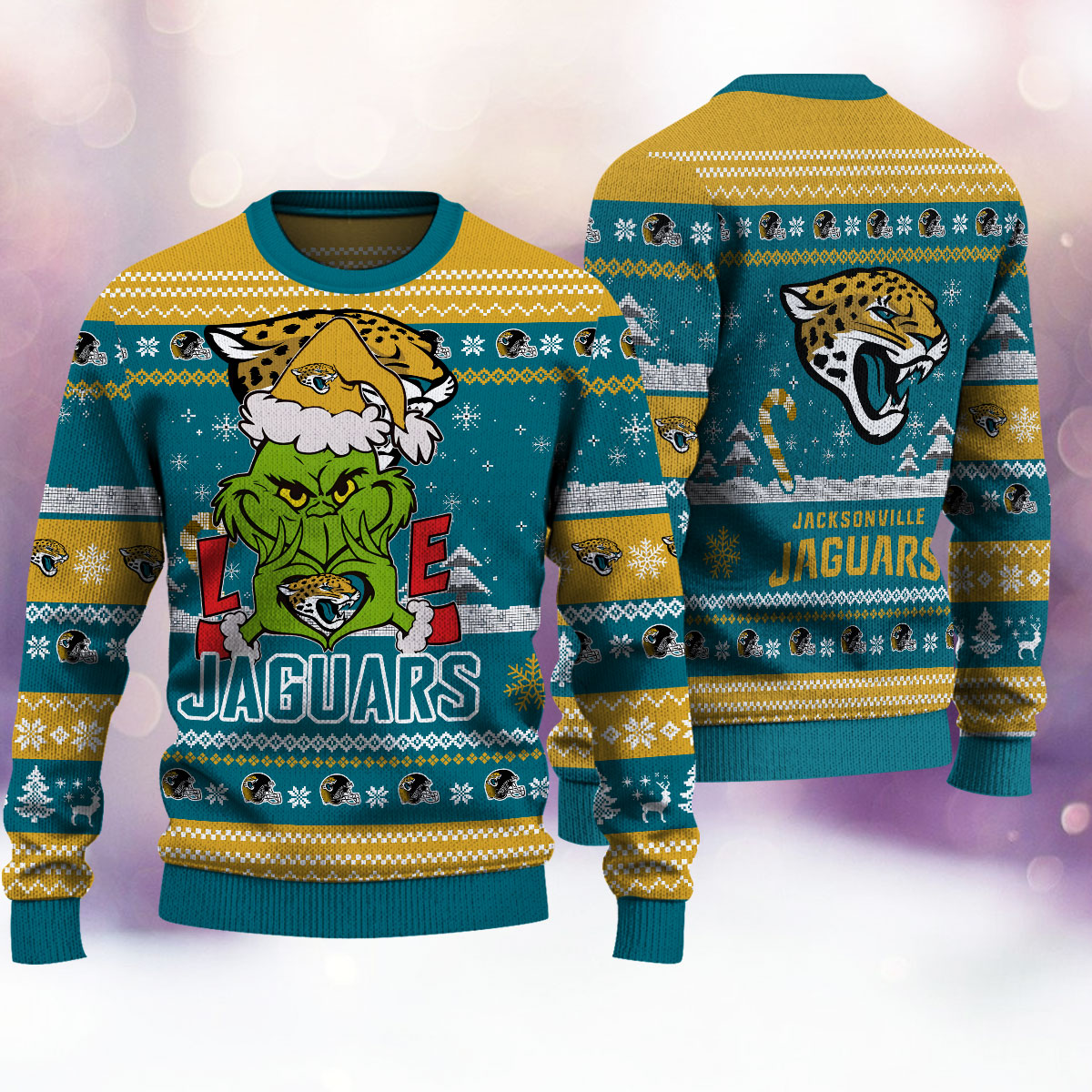 Jacksonville Jaguars Premium Ugly Christmas Sweater AZBTUSW000288