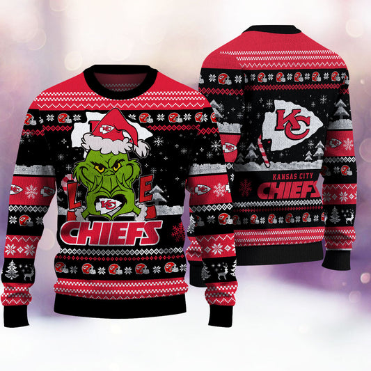 Kansas City Chiefs Premium Ugly Christmas Sweater AZBTUSW000289