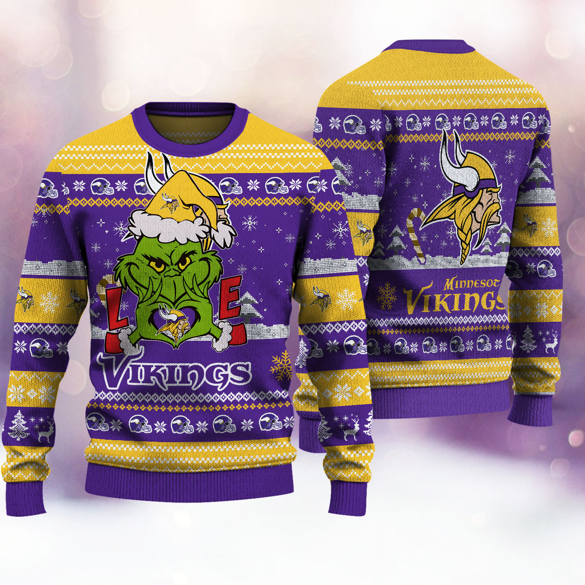 Minnesota Vikings Premium Ugly Christmas Sweater AZBTUSW000296