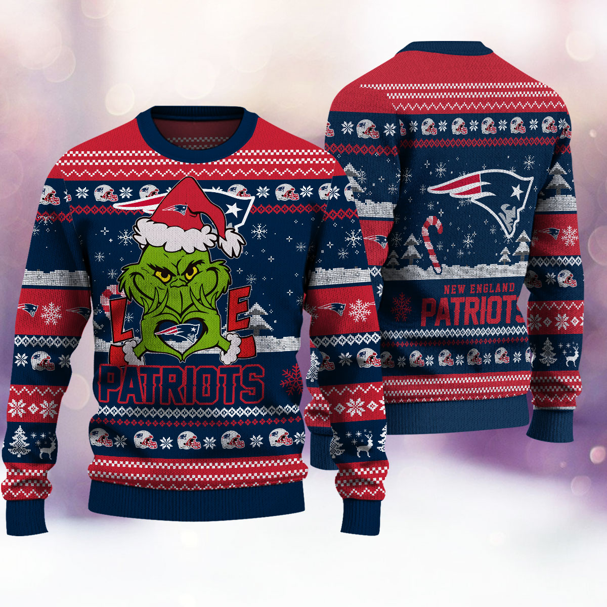 New England Patriots Premium Ugly Christmas Sweater AZBTUSW000297