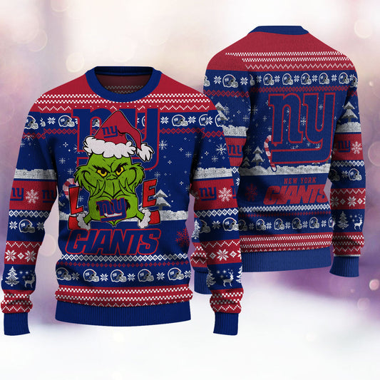 New York Giants Premium Ugly Christmas Sweater AZBTUSW000299