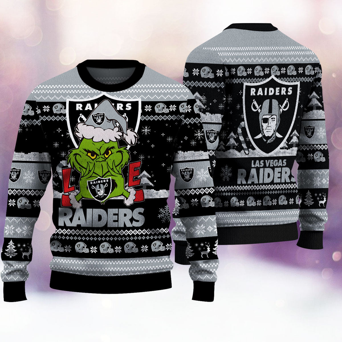 Las Vegas Raiders Premium Ugly Christmas Sweater AZBTUSW000269