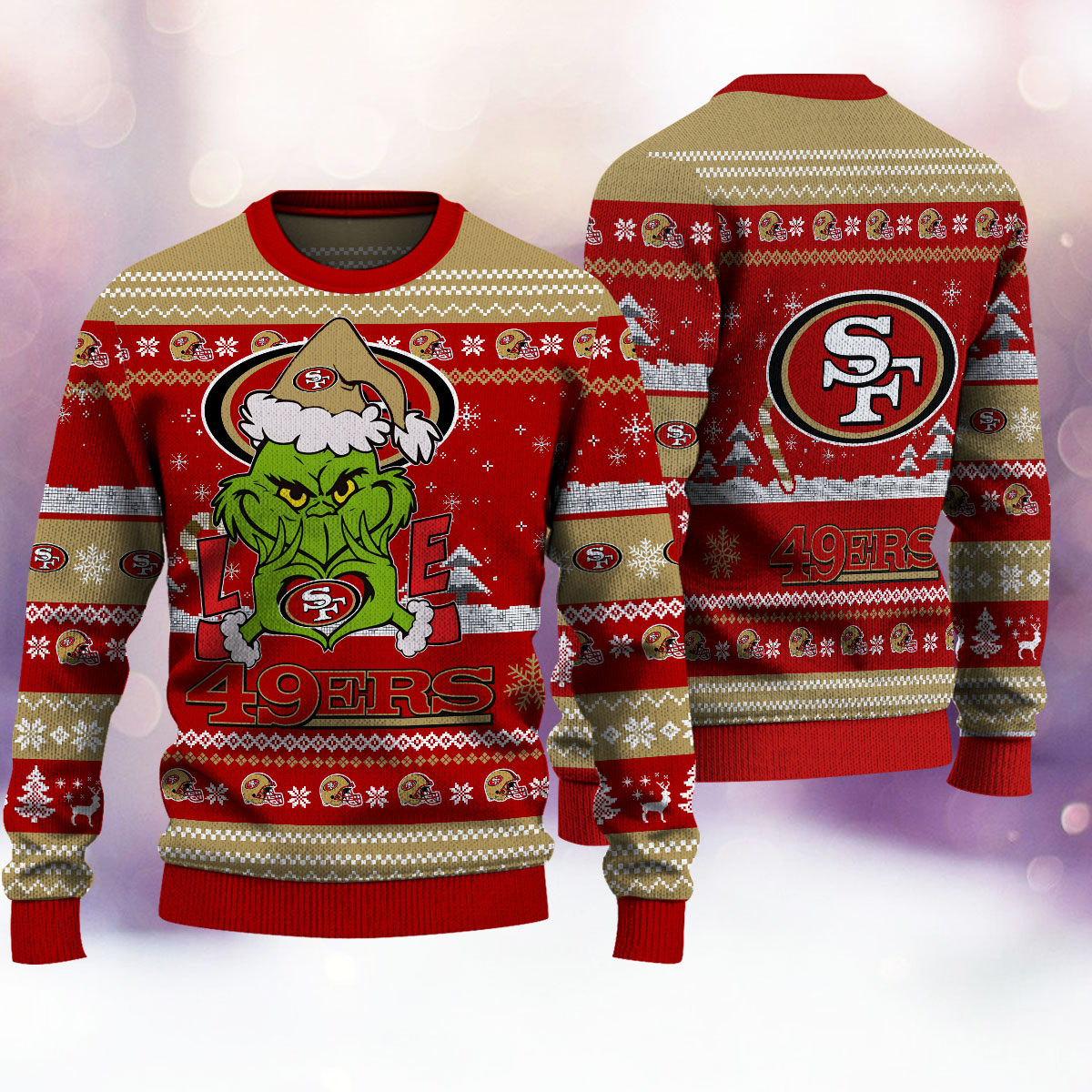 San Francisco 49ers Premium Ugly Christmas Sweater AZBTUSW000274