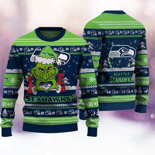 Seattle Seahawks Premium Ugly Christmas Sweater AZBTUSW000275