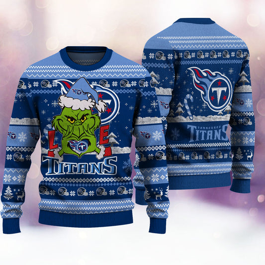 Tennessee Titans Premium Ugly Christmas Sweater AZBTUSW000277