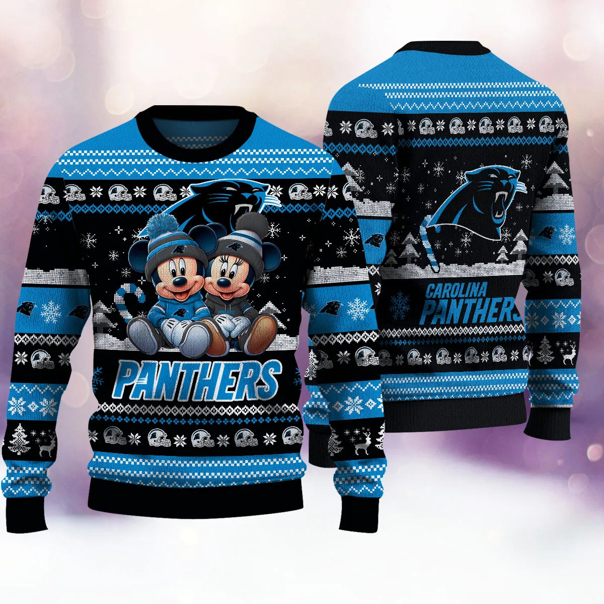 Carolina Panthers Premium Collections Ugly Christmas Sweater AZBTUSW000366