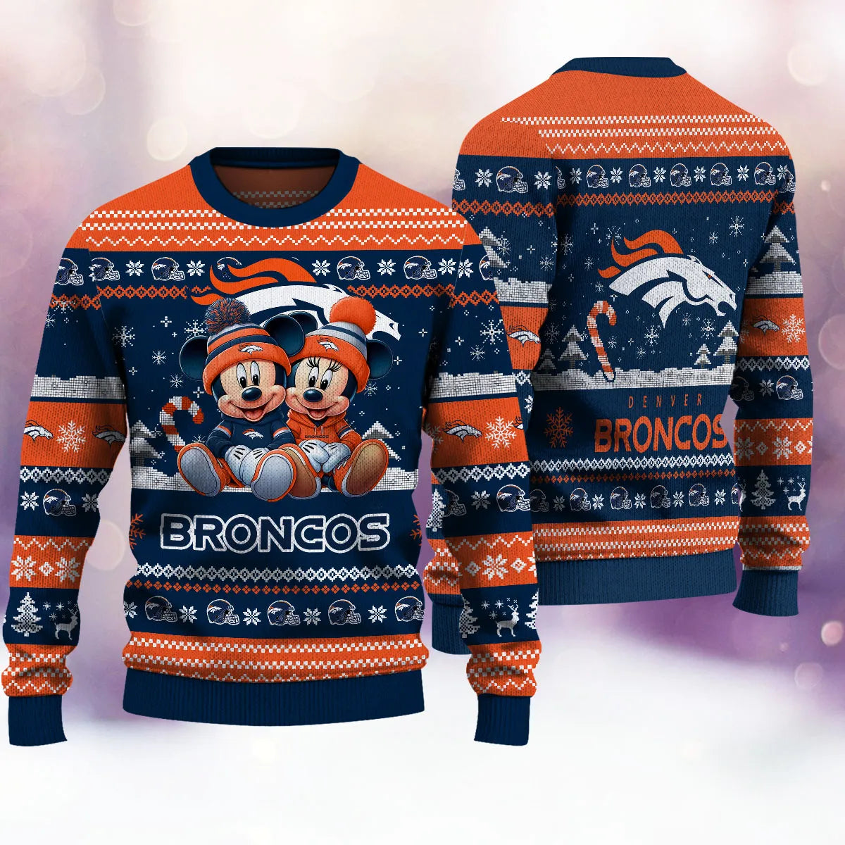 Denver Broncos Premium Collections Ugly Christmas Sweater AZBTUSW000371