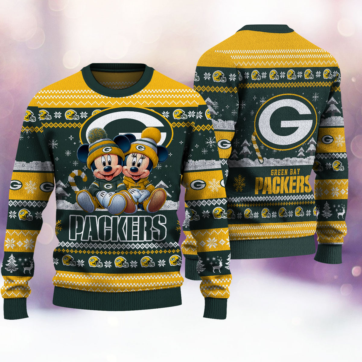 Green Bay Packers Premium Collections Ugly Christmas Sweater AZBTUSW000373