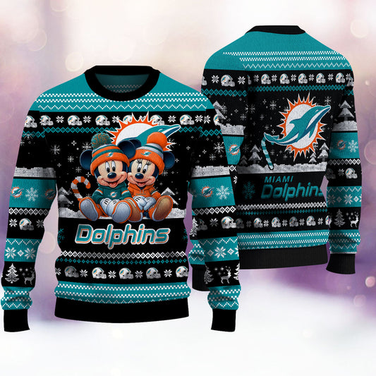 Miami Dolphins Premium Collections Ugly Christmas Sweater AZBTUSW000352