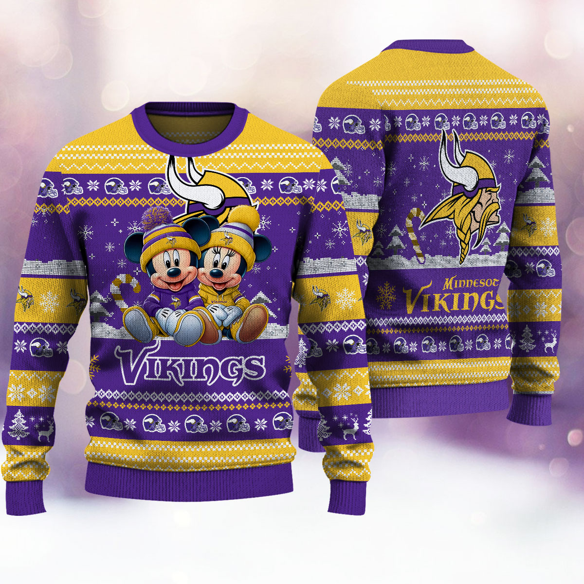Minnesota Vikings Premium Collections Ugly Christmas Sweater AZBTUSW000353