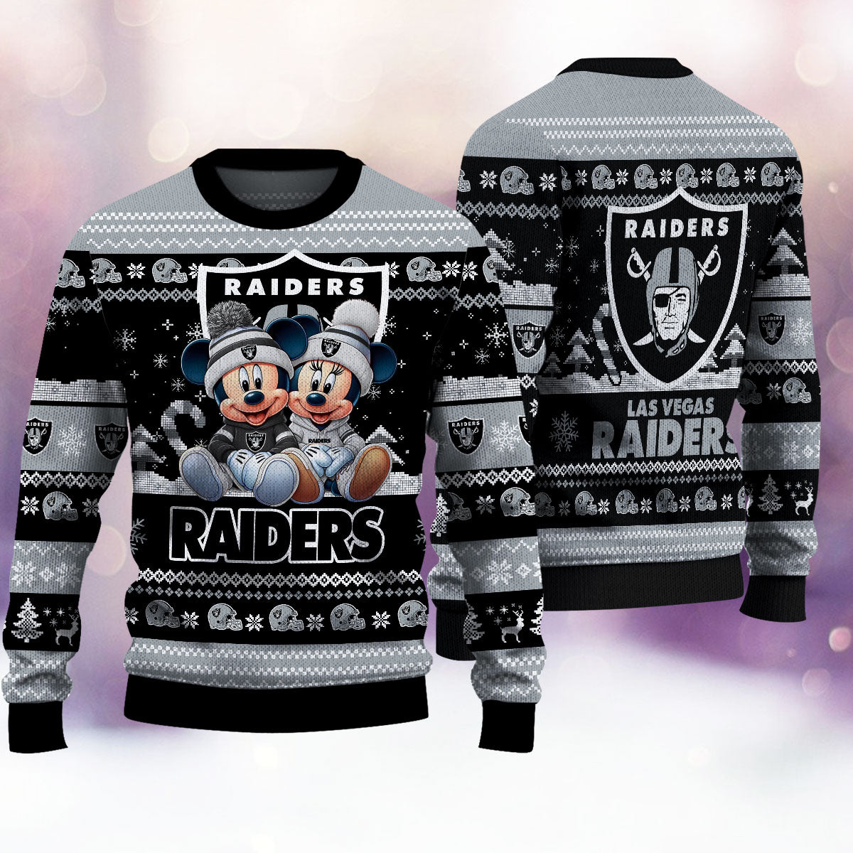 Las Vegas Raiders Premium Collections Ugly Christmas Sweater AZBTUSW000358