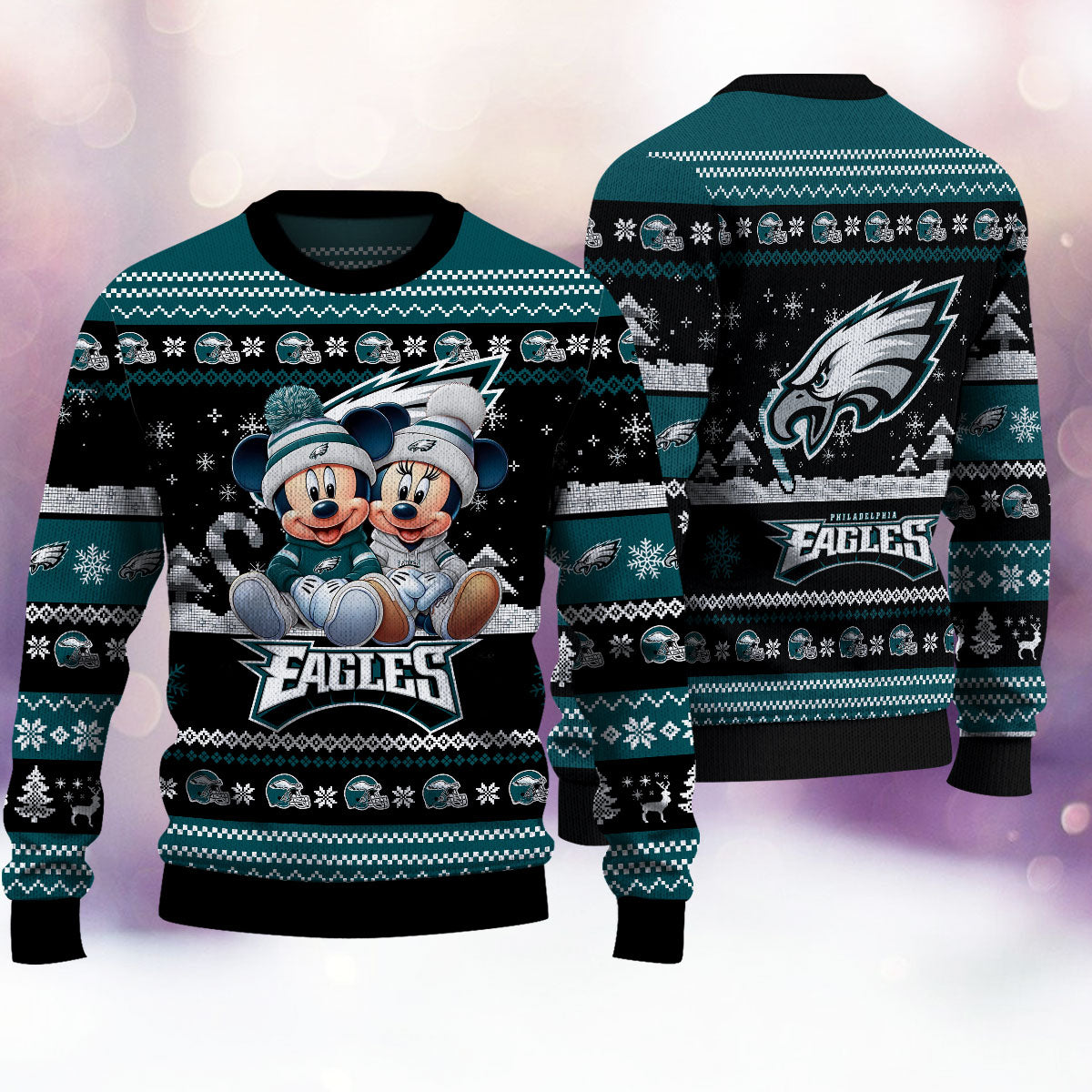 Philadelphia Eagles Premium Collections Ugly Christmas Sweater AZBTUSW000359