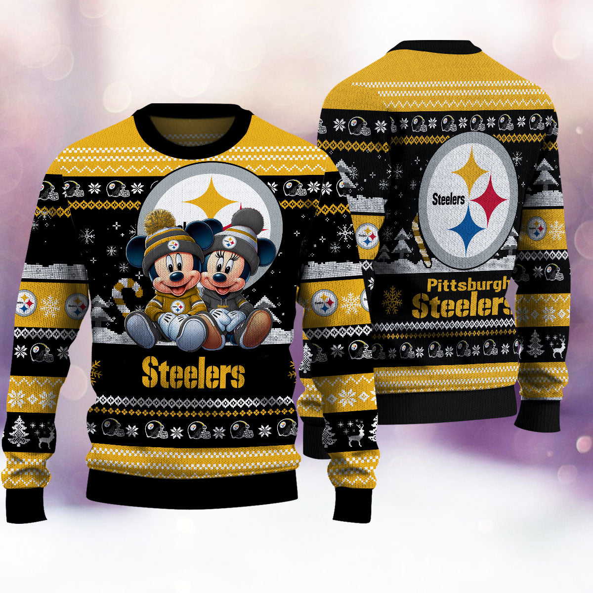 Pittsburgh Steelers Premium Collections Ugly Christmas Sweater AZBTUSW000360