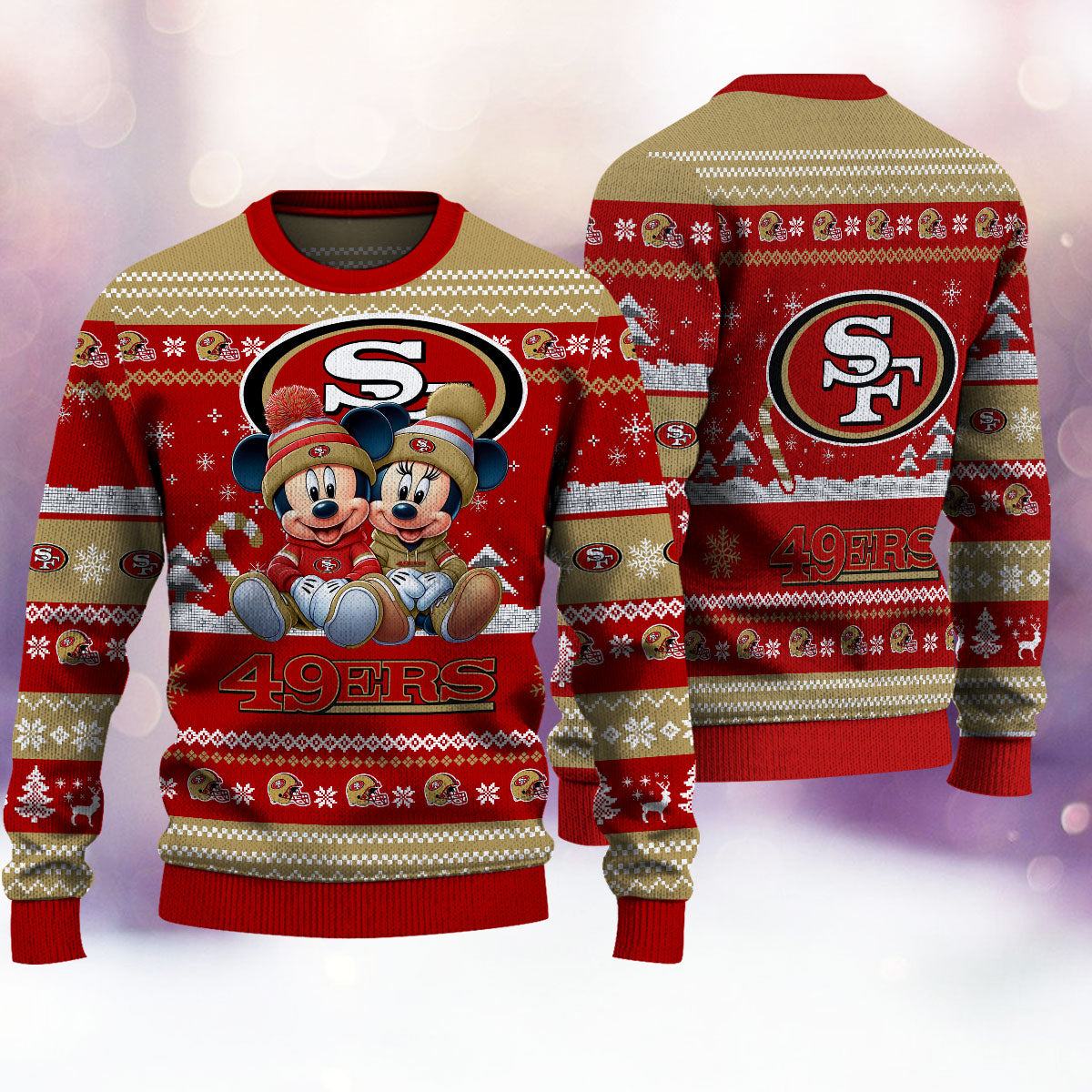 San Francisco 49ers Premium Collections Ugly Christmas Sweater AZBTUSW000379