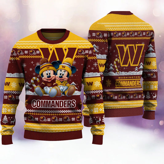 Washington Commanders Premium Collections Ugly Christmas Sweater AZBTUSW000383