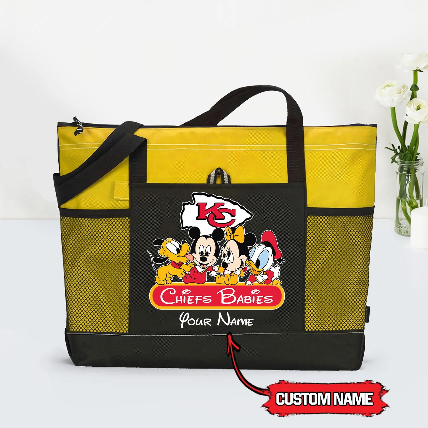Kansas City Chiefs Personalized Babies Tote Bag AZBTBTB000032