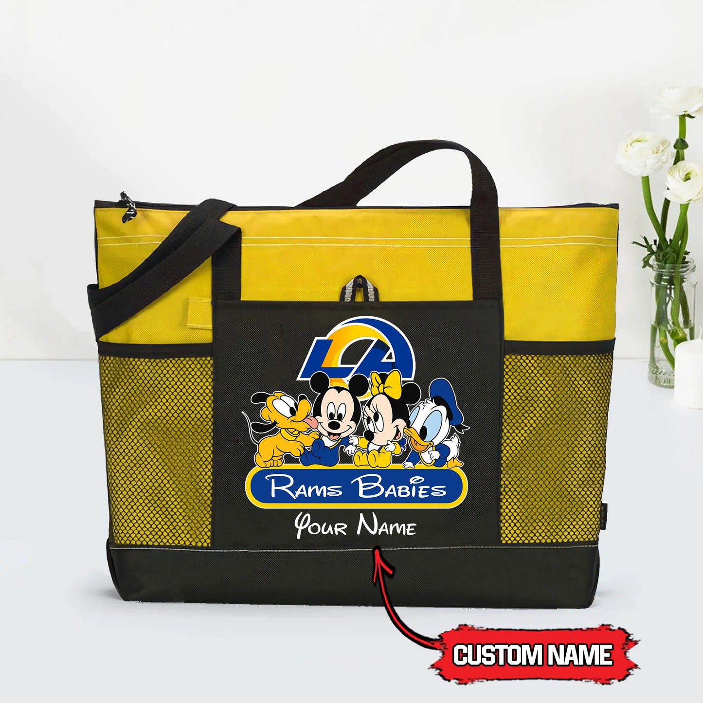 Los Angeles Rams Personalized Babies Tote Bag AZBTBTB000007