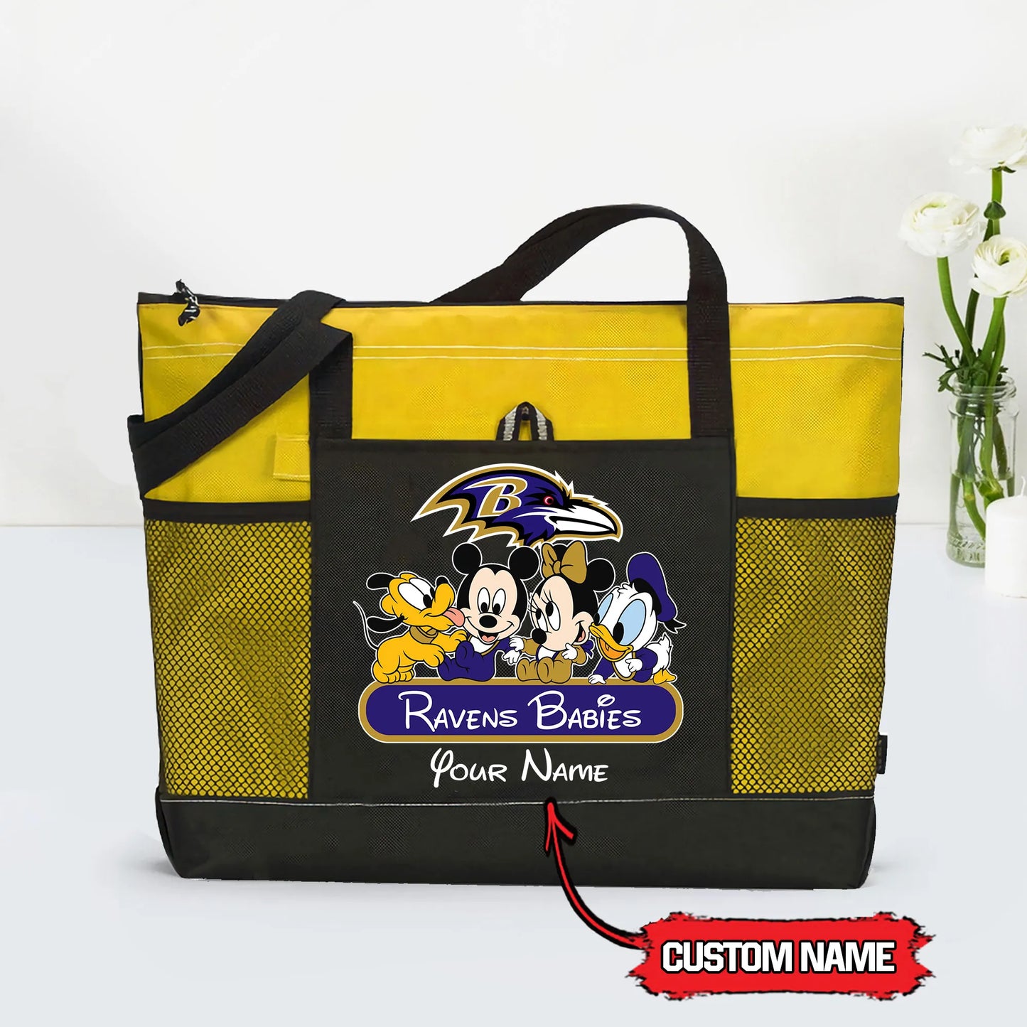 Baltimore Ravens Personalized Babies Tote Bag AZBTBTB000023