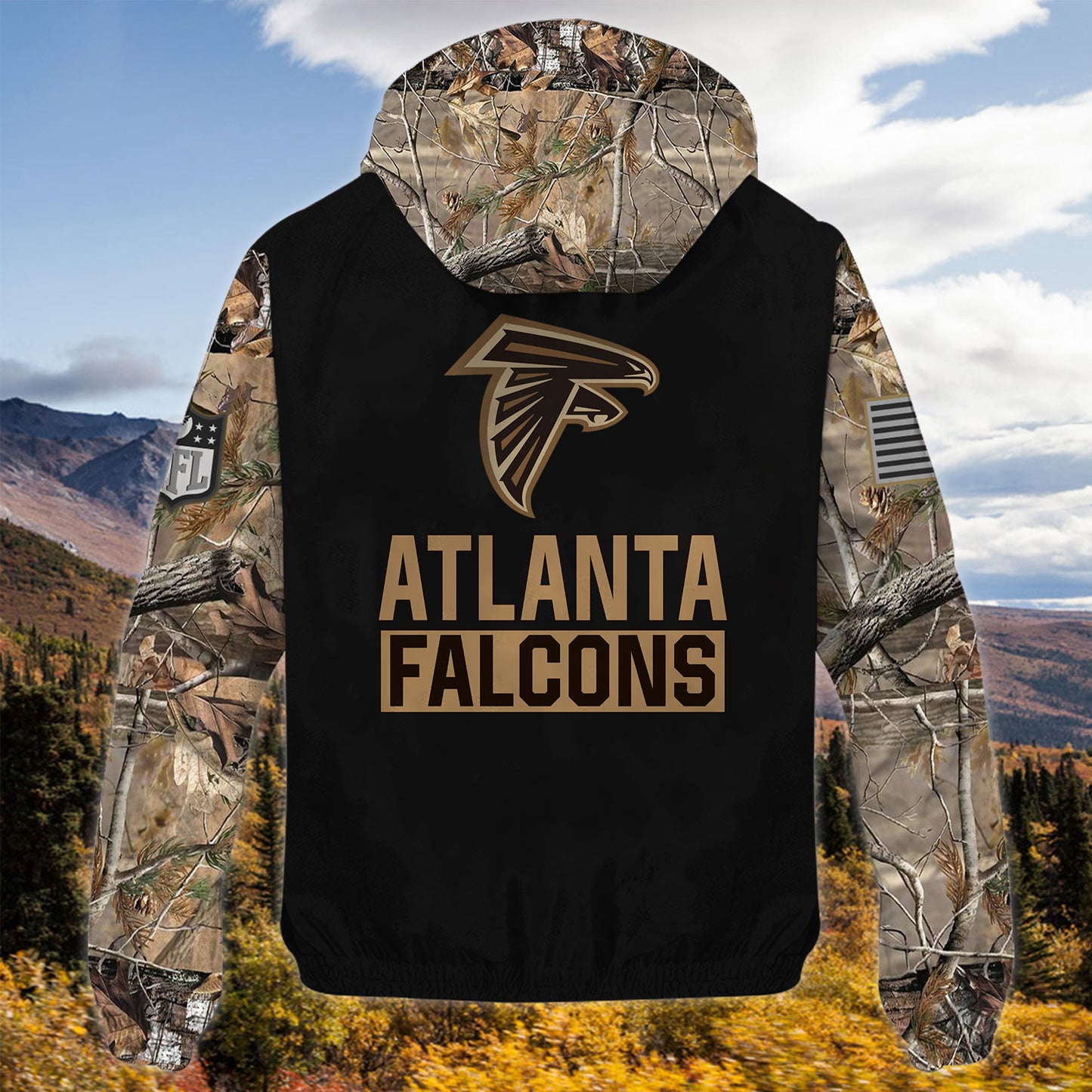 Atlanta Falcons Personalized Hunting Outdoor Jacket  AZBTOJ000124