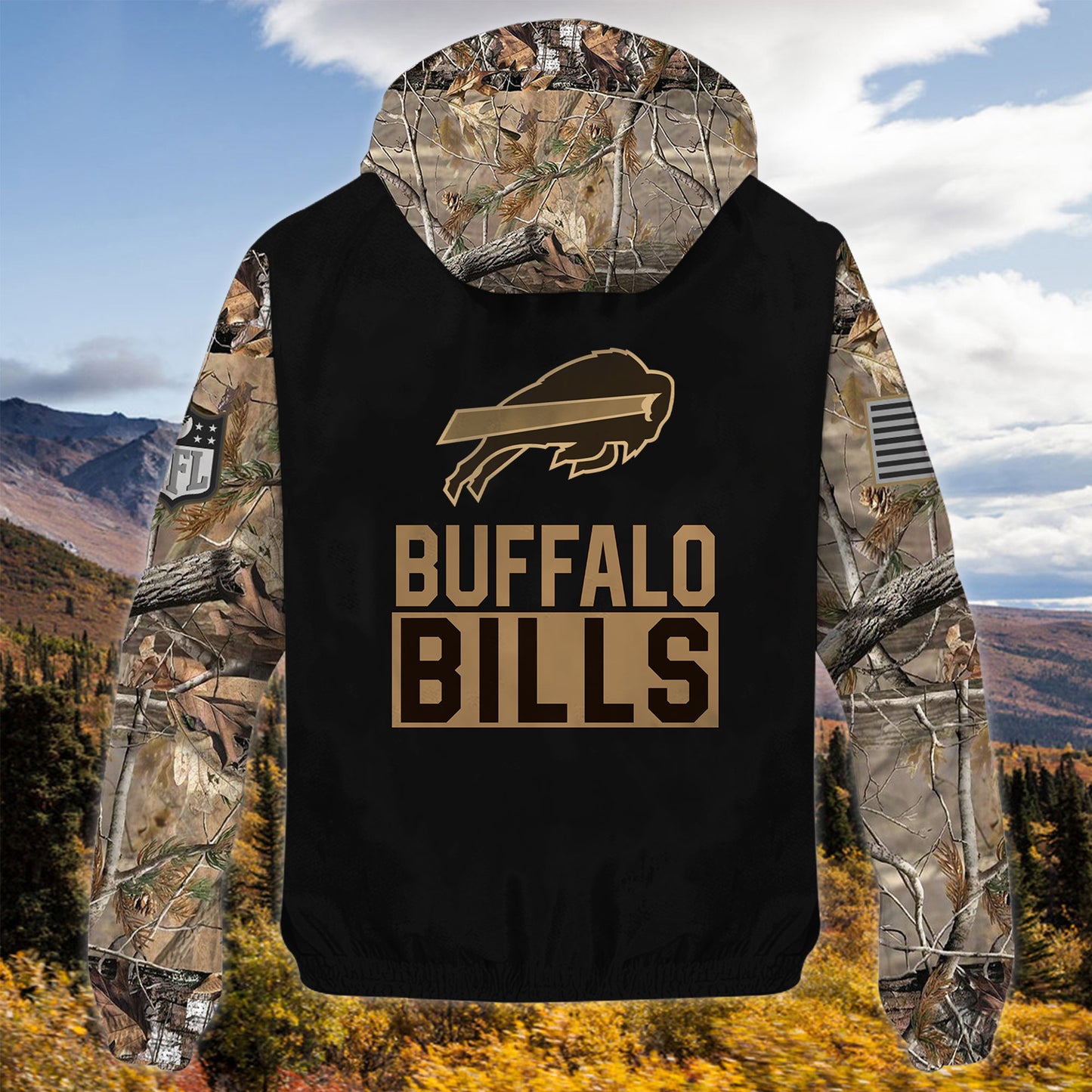 Buffalo Bills Personalized Hunting Outdoor Jacket  AZBTOJ000114