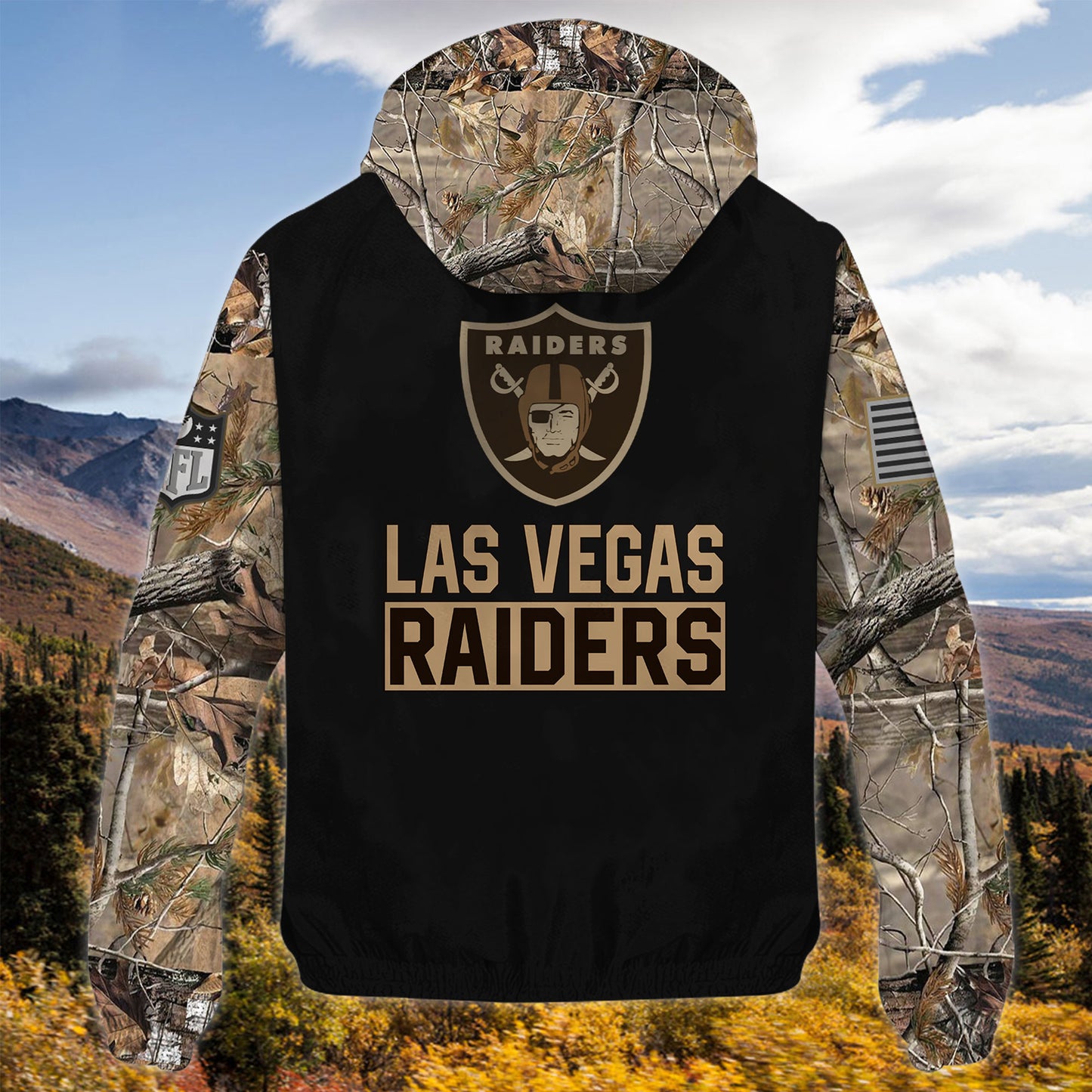 Las Vegas Raiders Personalized Hunting Outdoor Jacket AZBTOJ000103