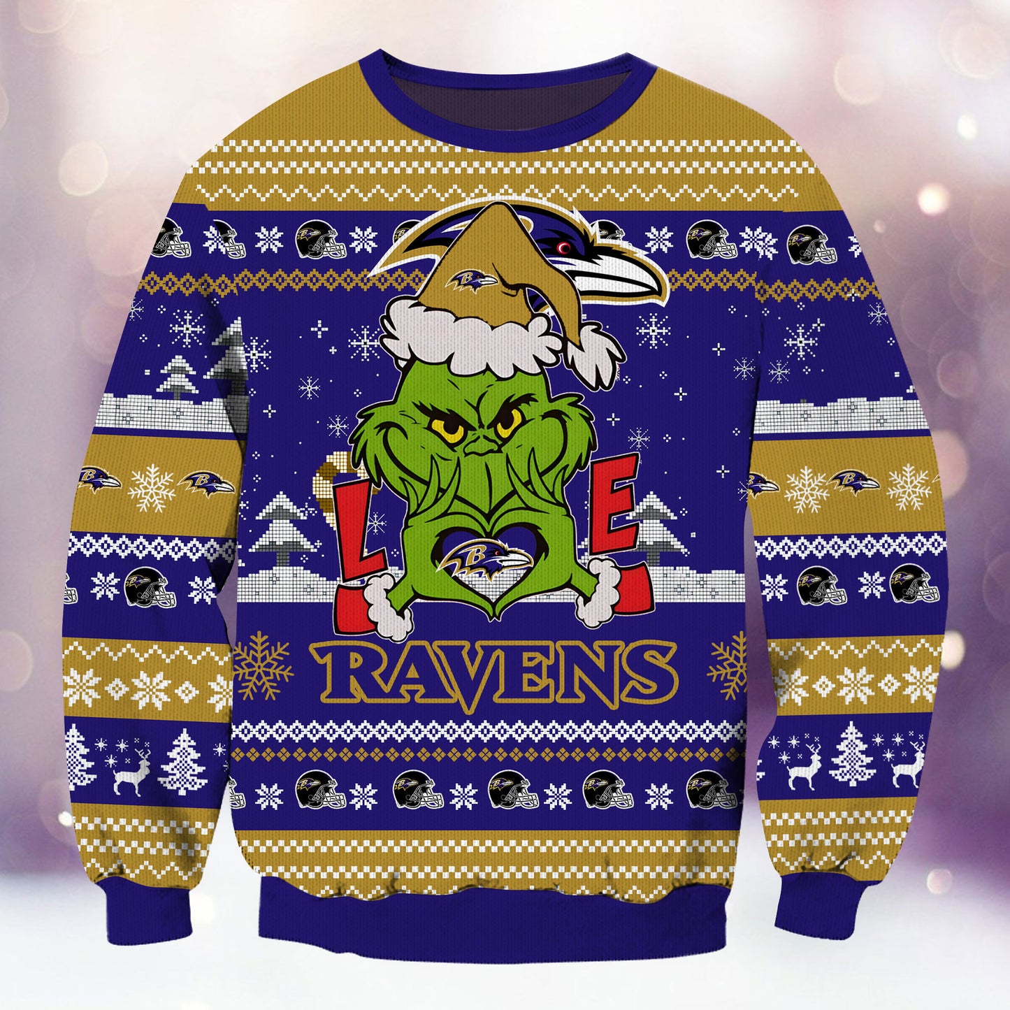 Baltimore Ravens Premium Ugly Christmas Sweater AZBTUSW000292