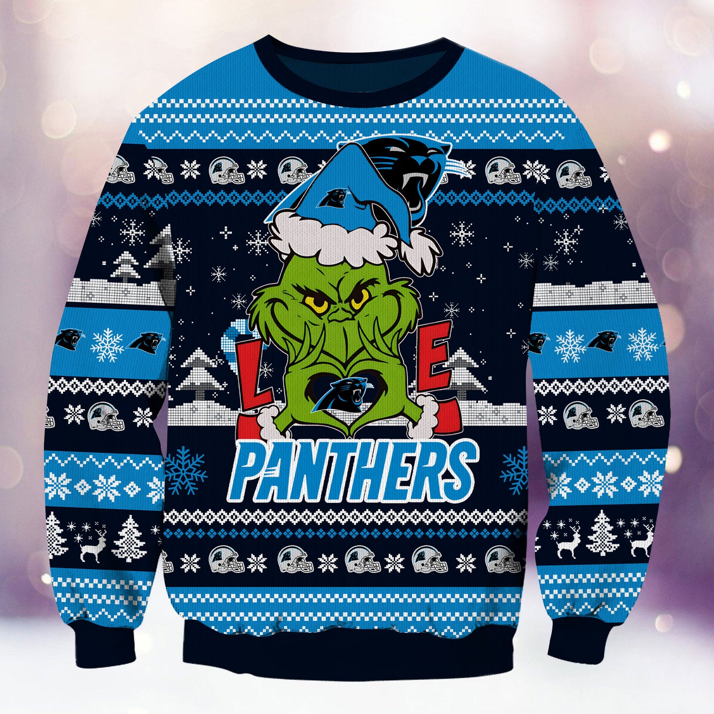 Carolina Panthers Premium Ugly Christmas Sweater AZBTUSW000294