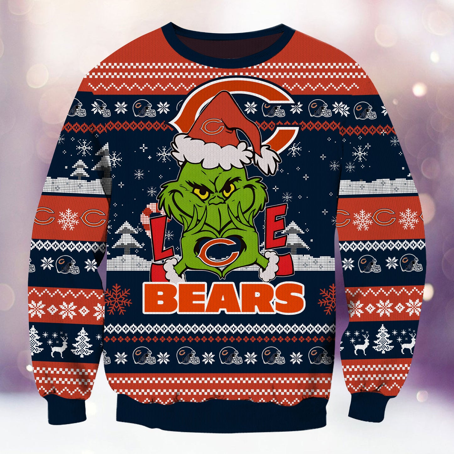 Chicago Bears Premium Ugly Christmas Sweater AZBTUSW000279