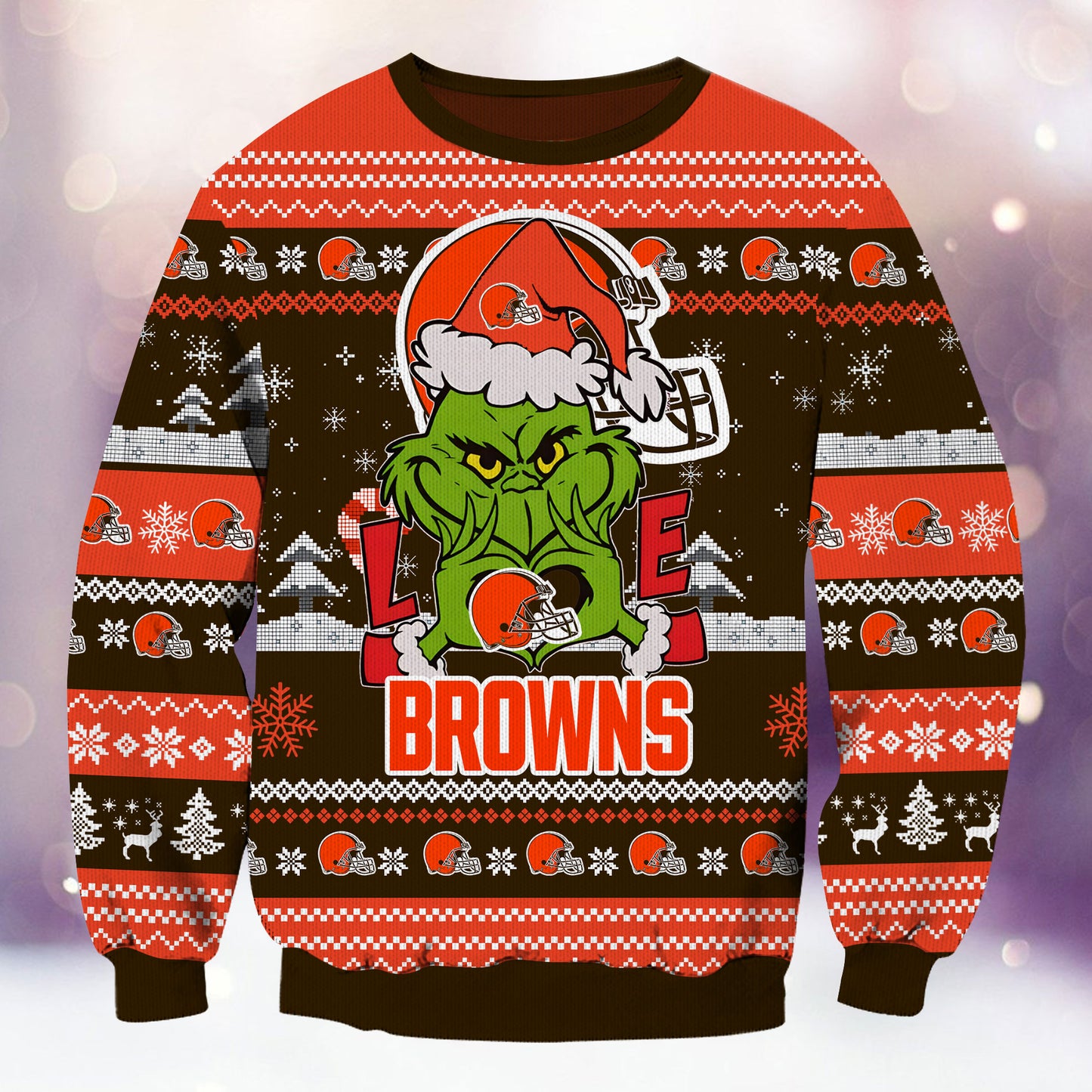 Cleveland Browns Premium Ugly Christmas Sweater AZBTUSW000281
